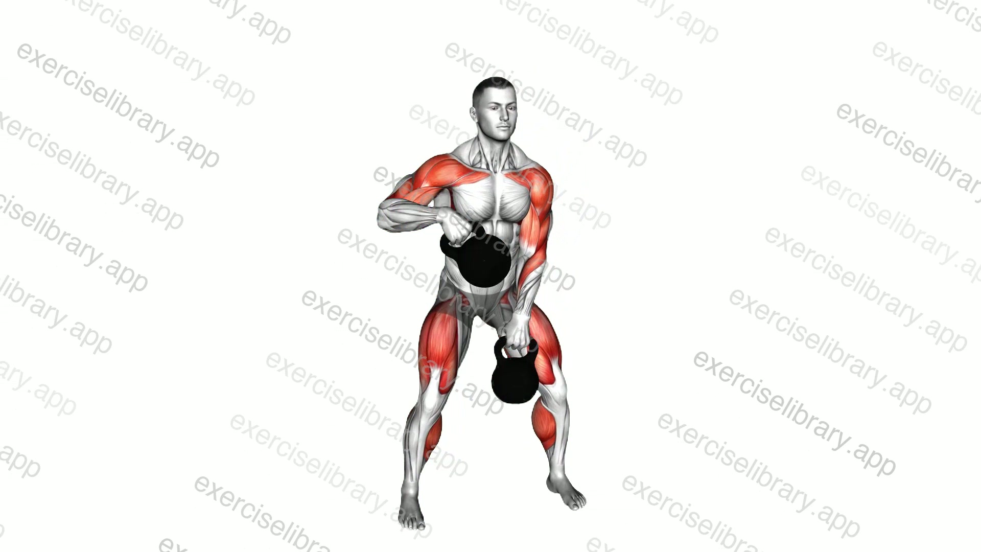 Kettlebell Double Alternating Hang Clean demonstration