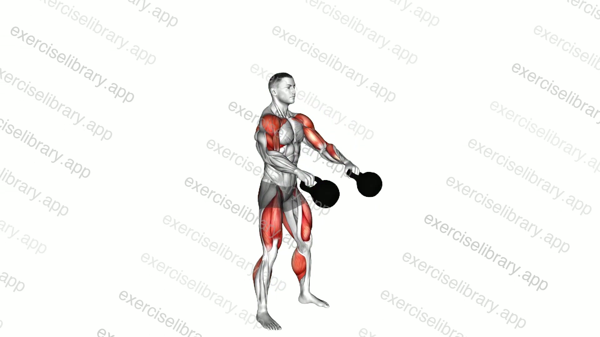 Kettlebell Double Snatch demonstration