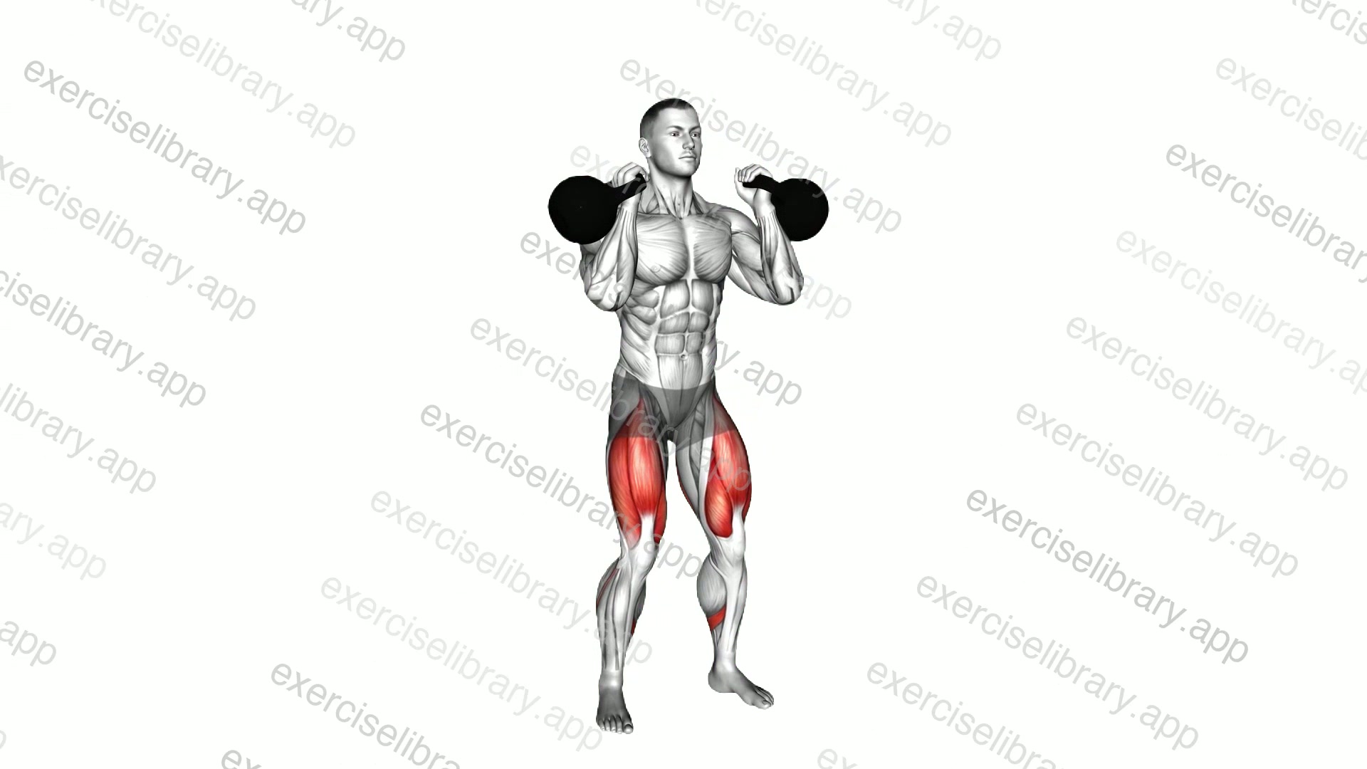 Kettlebell Front Squat demonstration