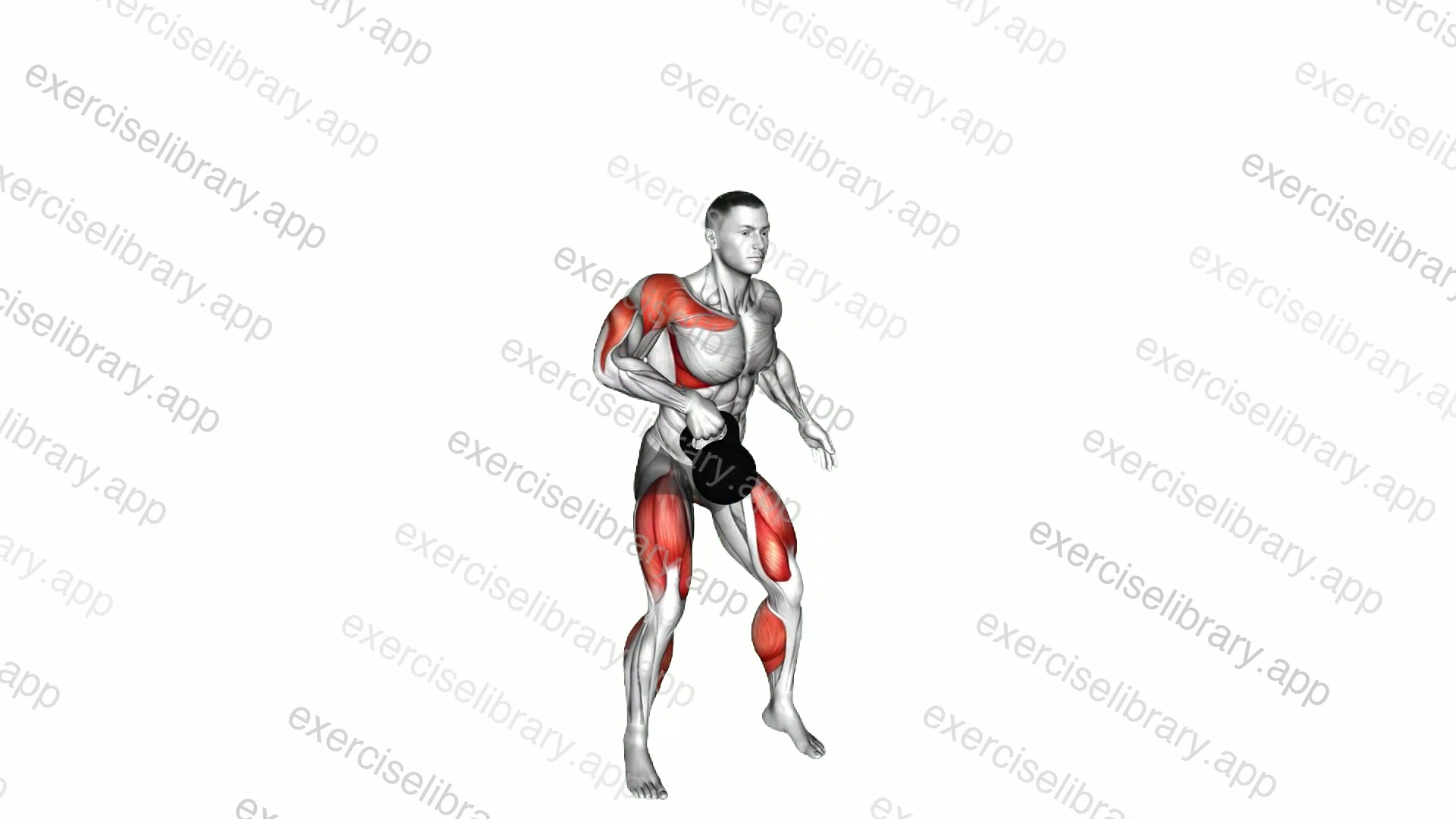Kettlebell One Arm Clean and Jerk demonstration