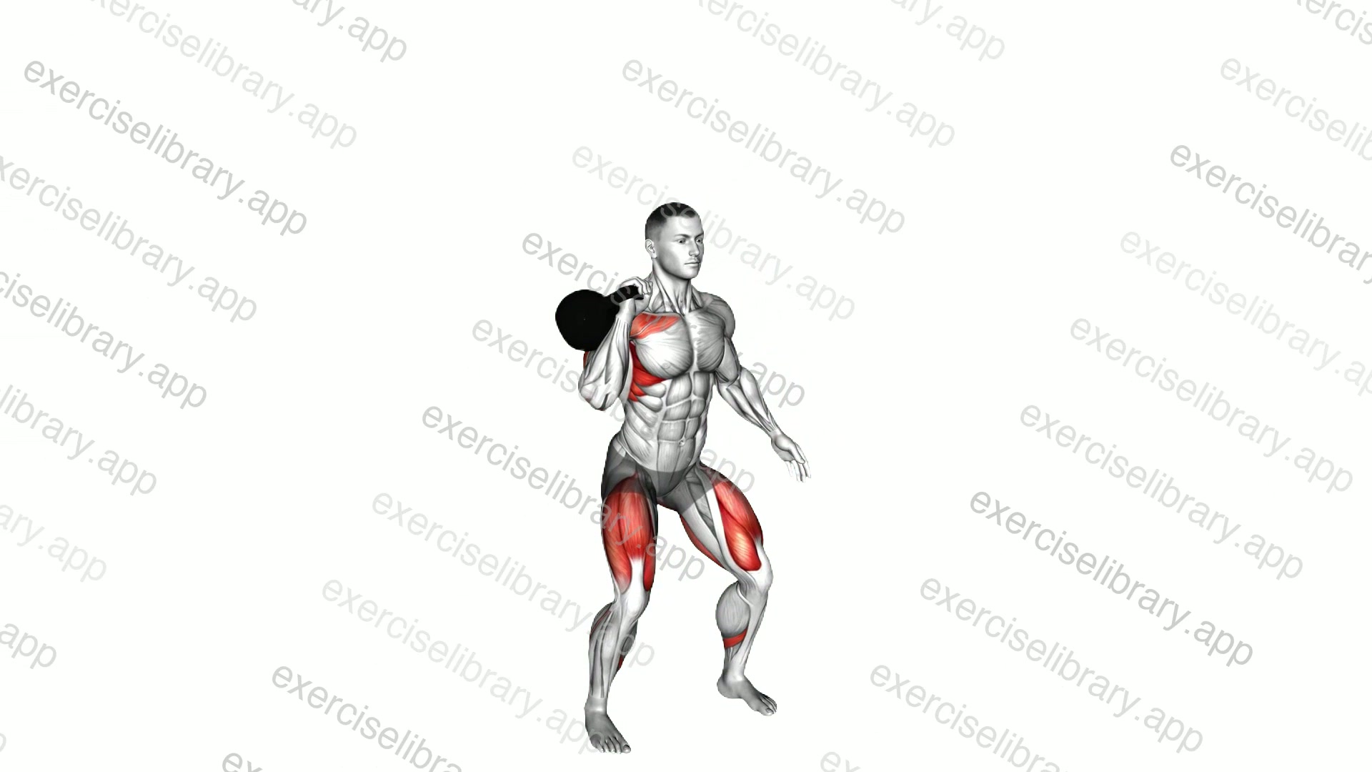 Kettlebell One Arm Push Press demonstration