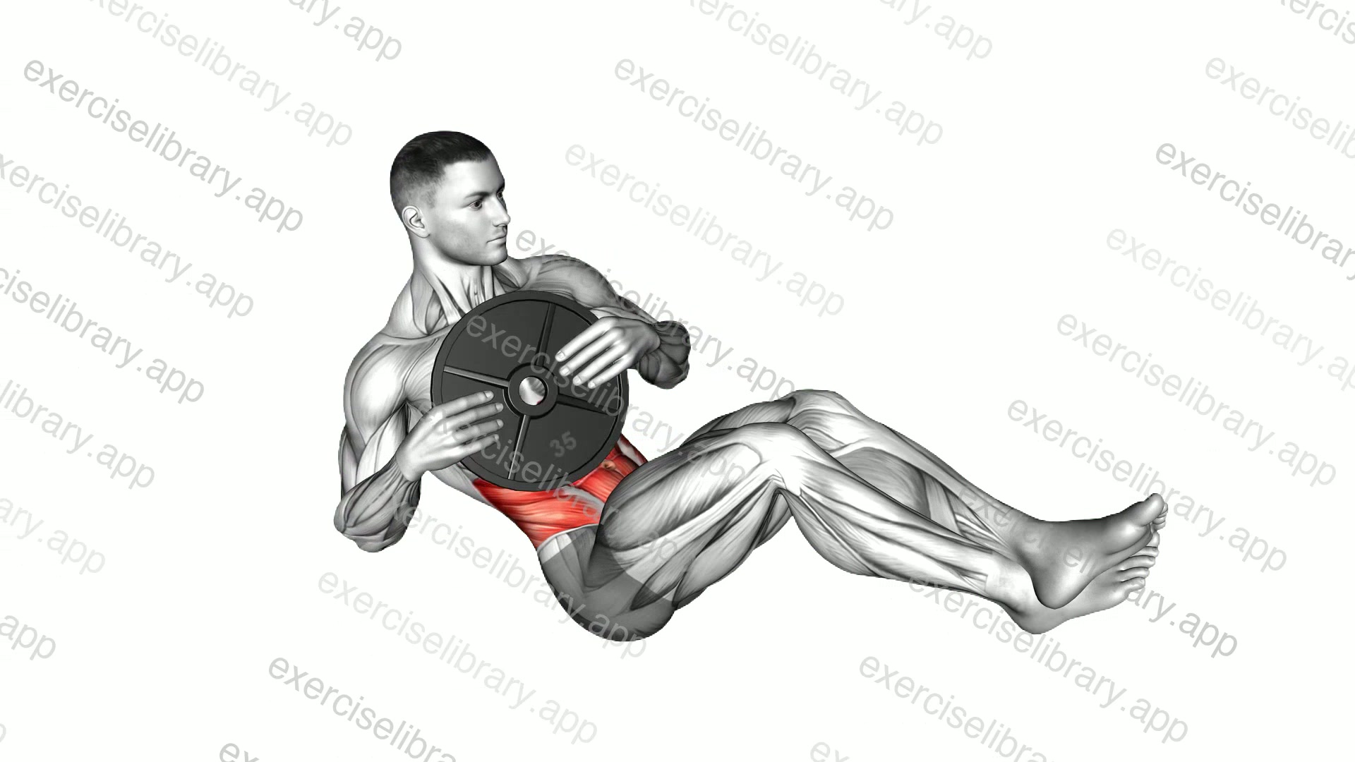 Weighted Russian Twist demonstration
