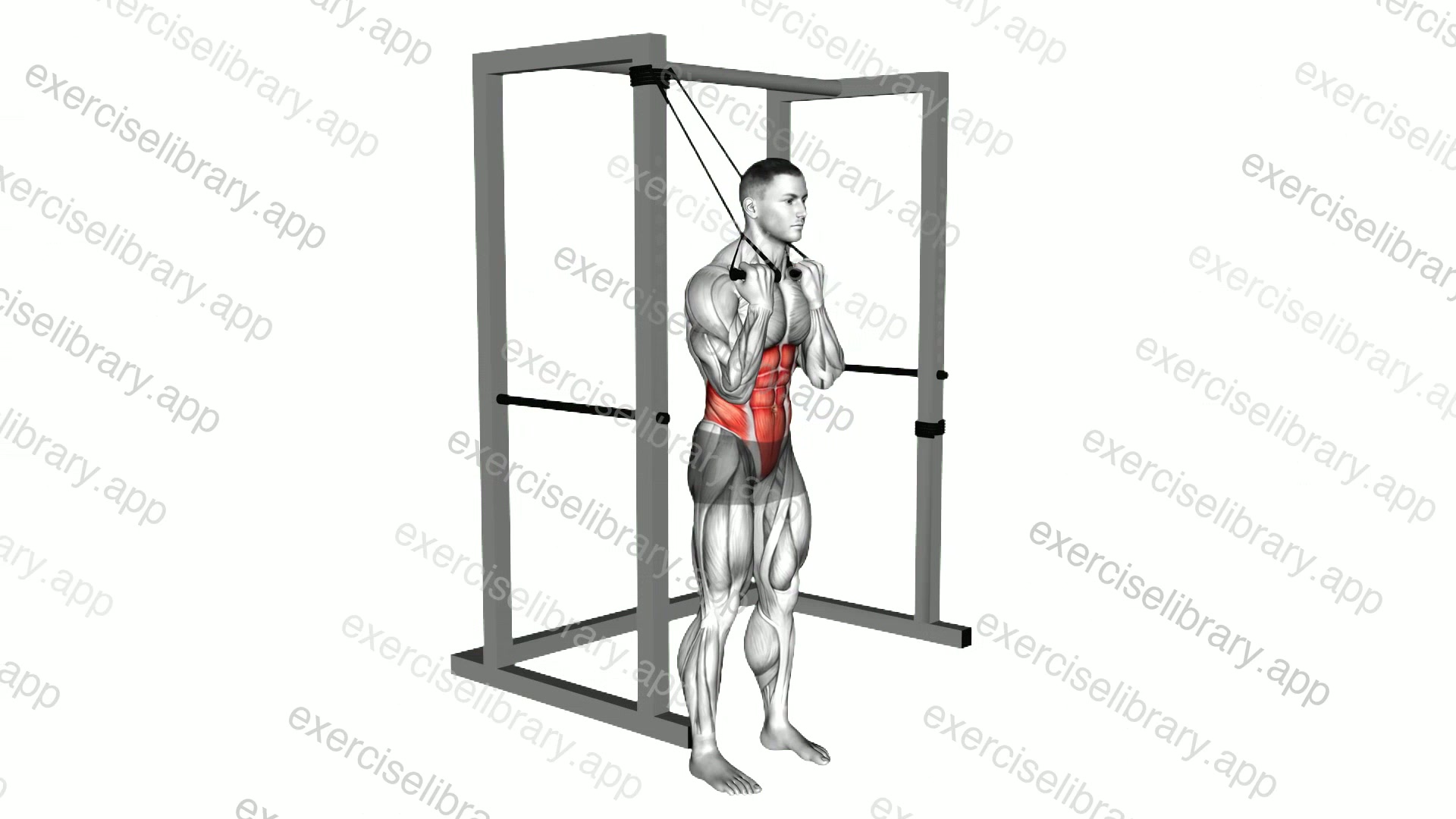 Band standing crunch demonstration