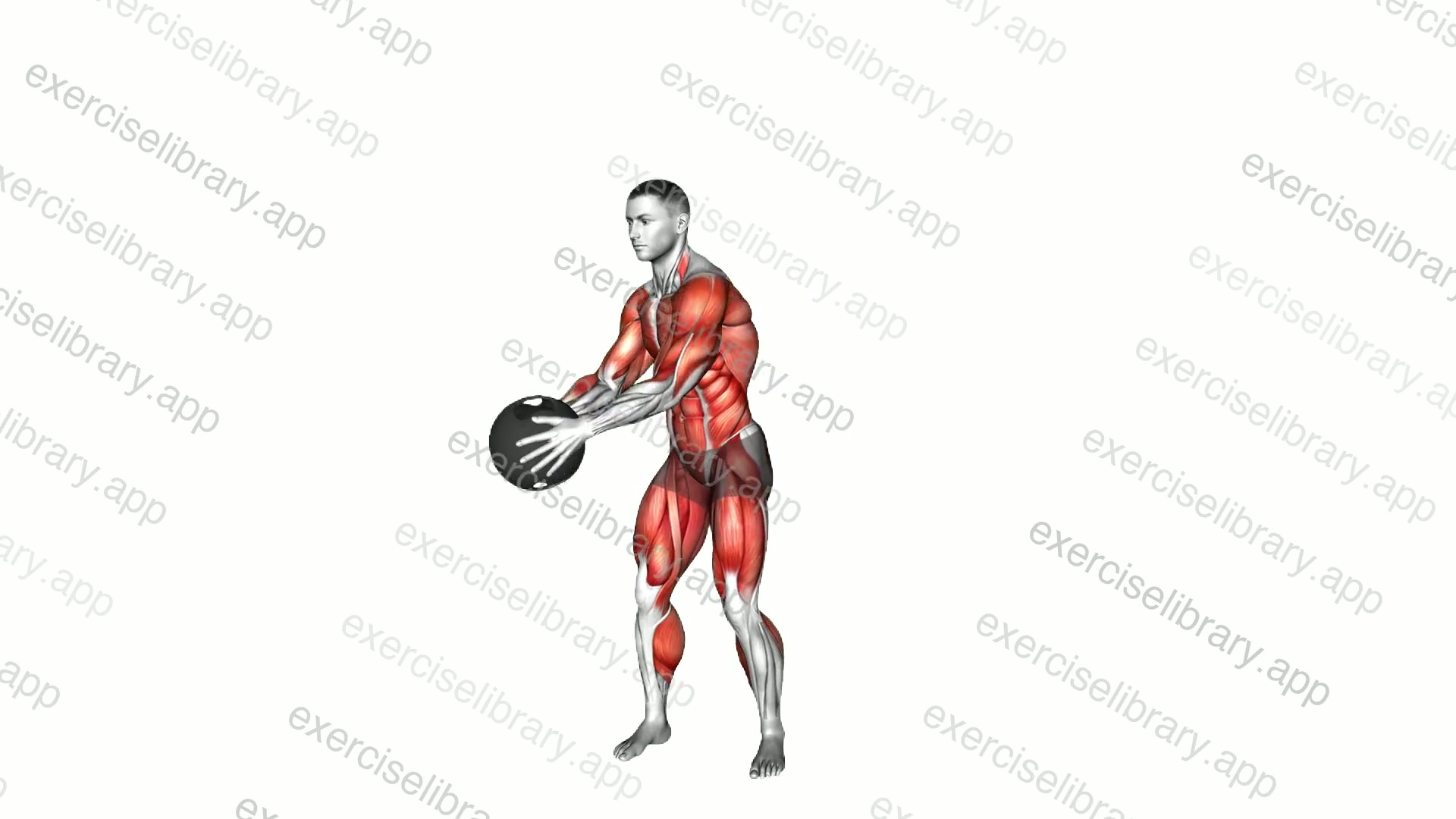 Medicine Ball Overhead Slam Circle demonstration