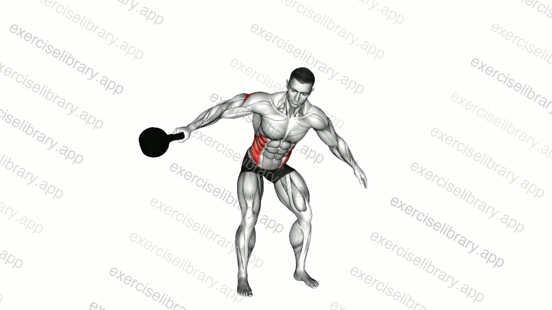 Kettlebell Side Swing demonstration
