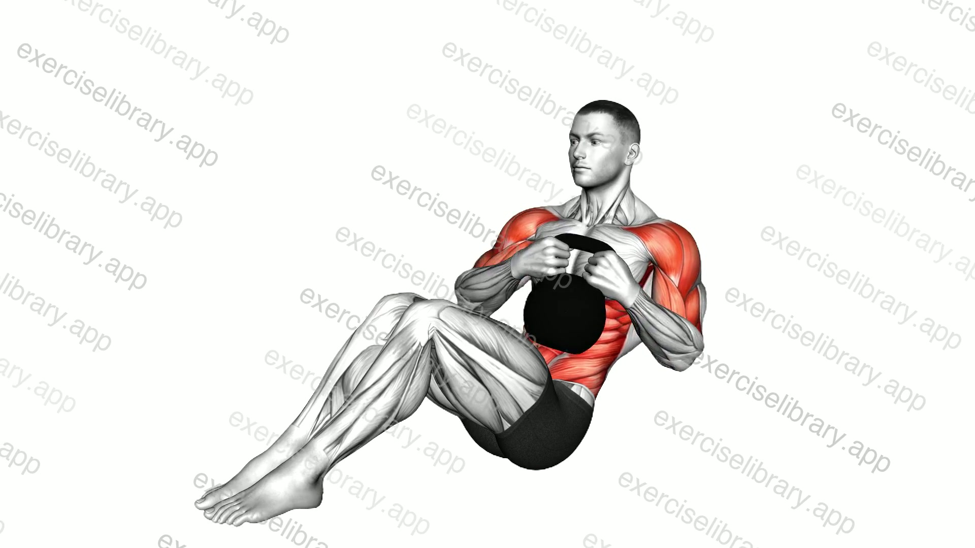 Kettlebell Strong Russian Twist demonstration