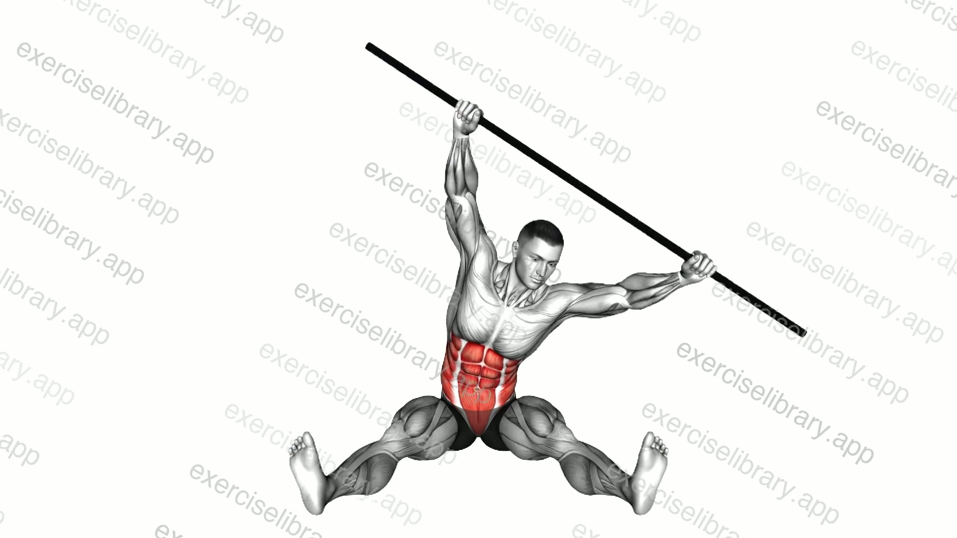 Stick Sitting Side to Side Bend demonstration