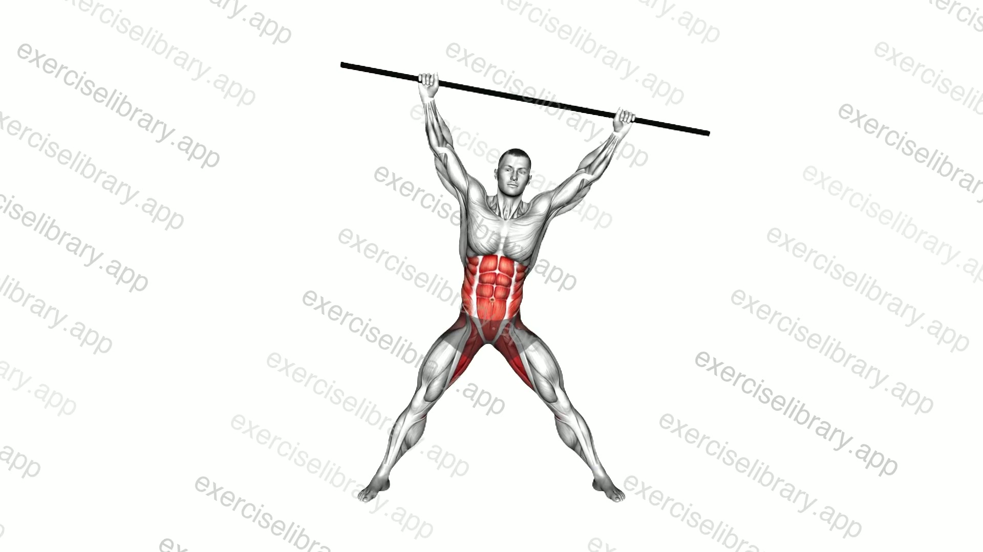 Stick Side to Front Bend Stretch demonstration