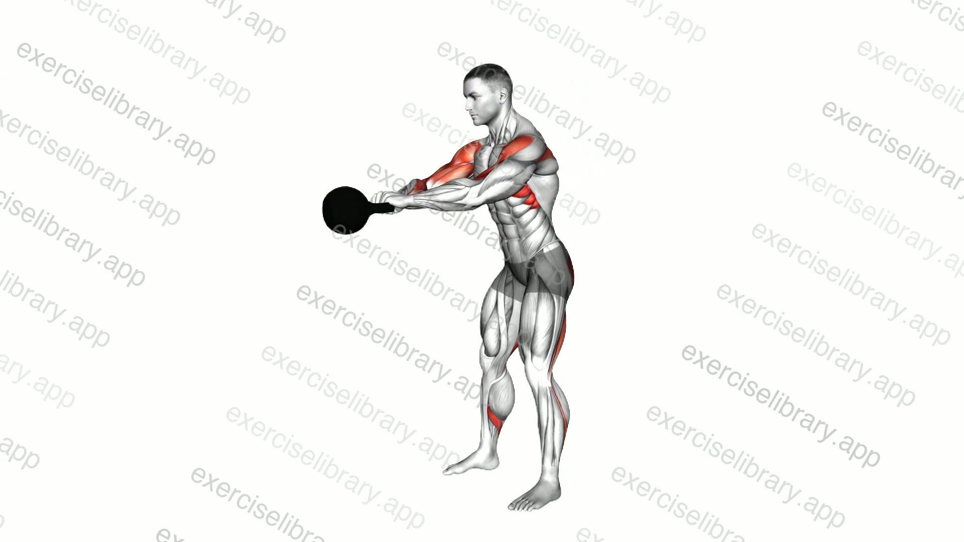 Kettlebell Open Palm Clean demonstration