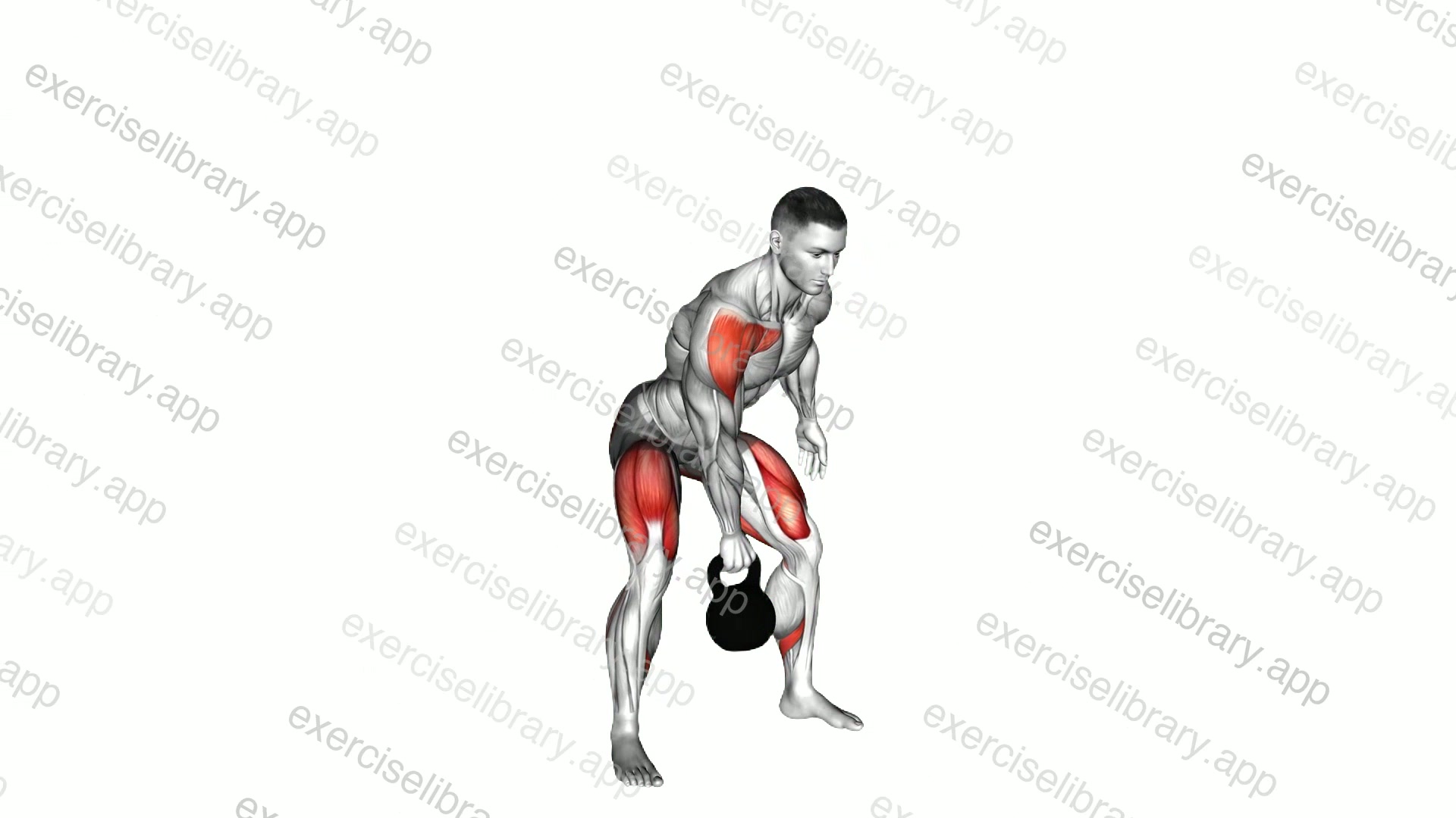 Kettlebell One Arm Swing demonstration