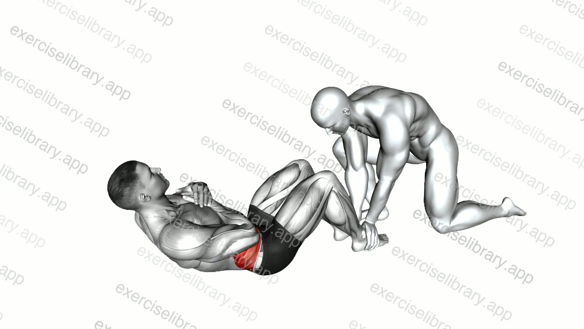 Assisted Sit-Up demonstration