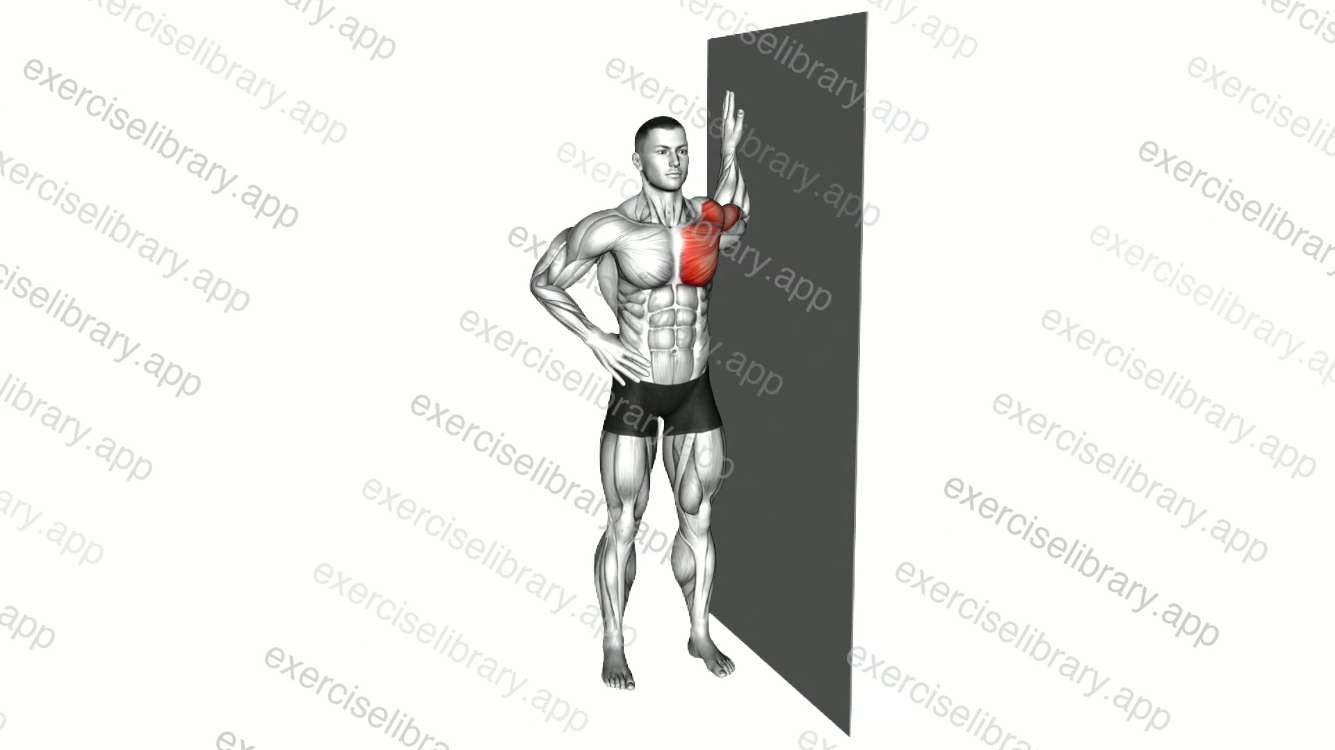 Bent Arm Chest Stretch demonstration