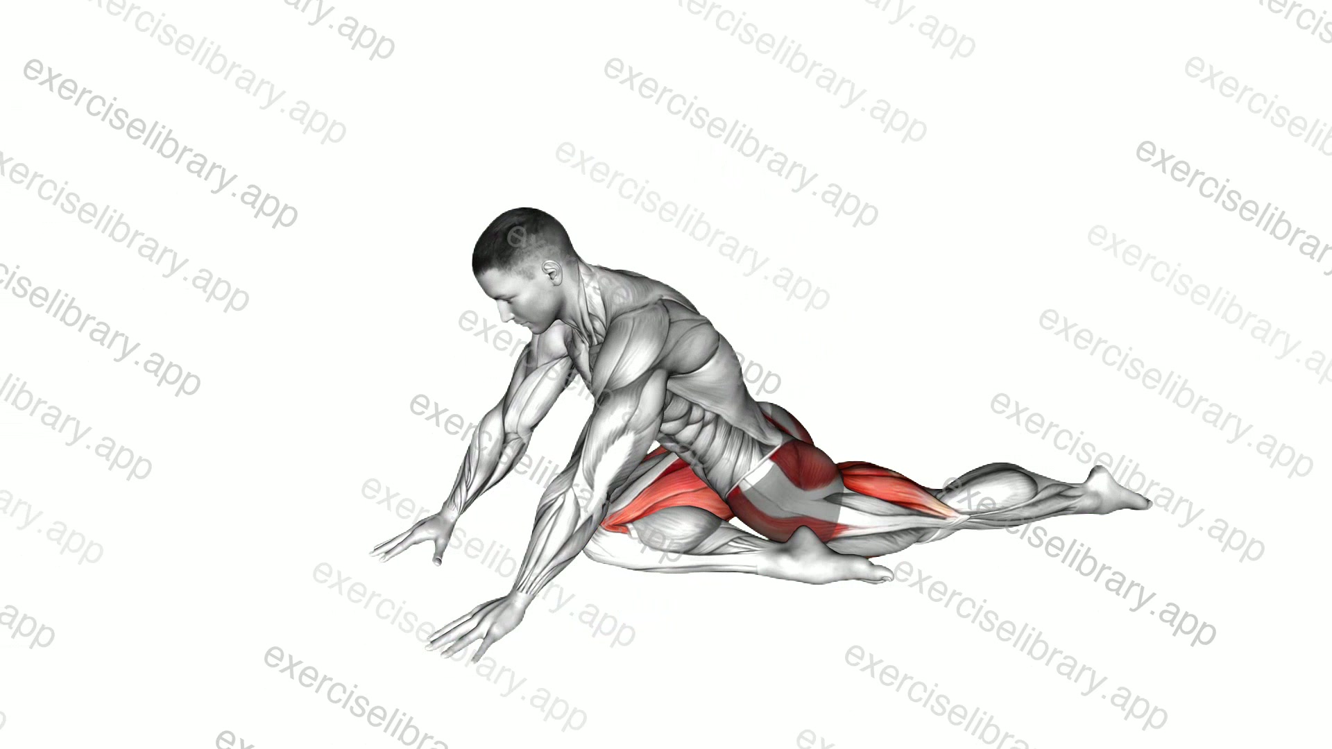 Pigeon Hip Stretch demonstration