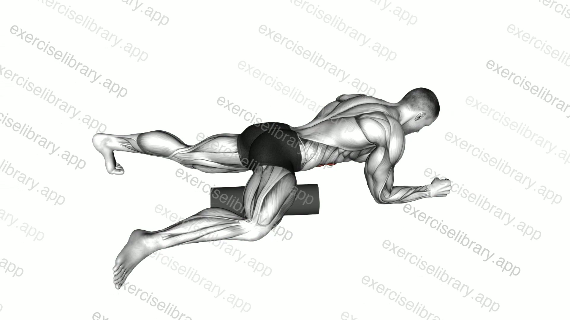 Roll Hip Stretch demonstration