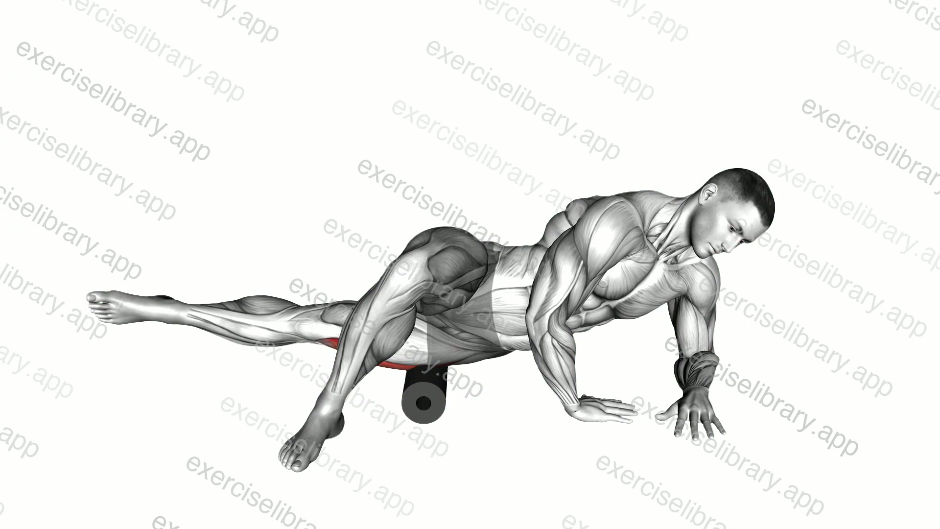 Roll Hip Lat Stretch demonstration