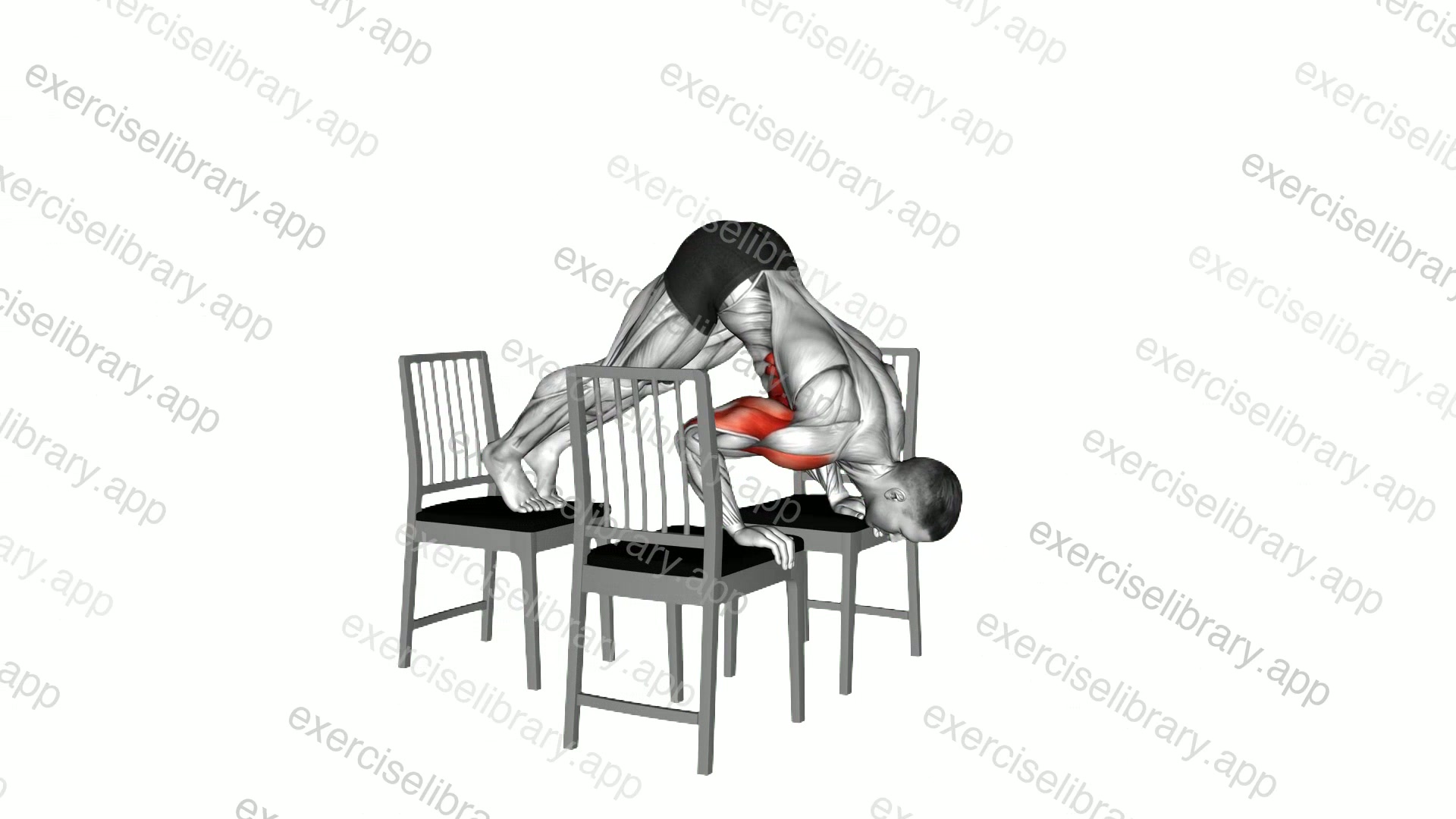 Pike Push-up demonstration