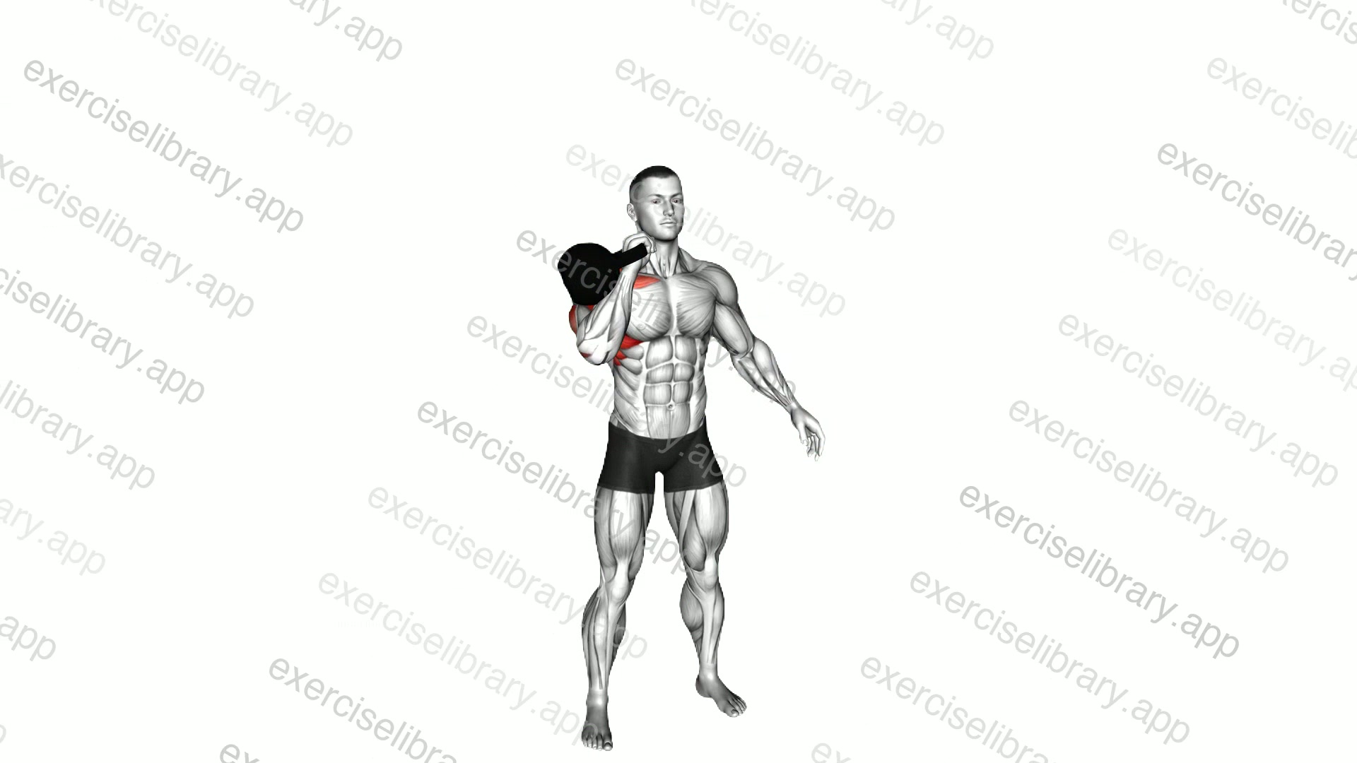 Kettlebell Strict Press demonstration