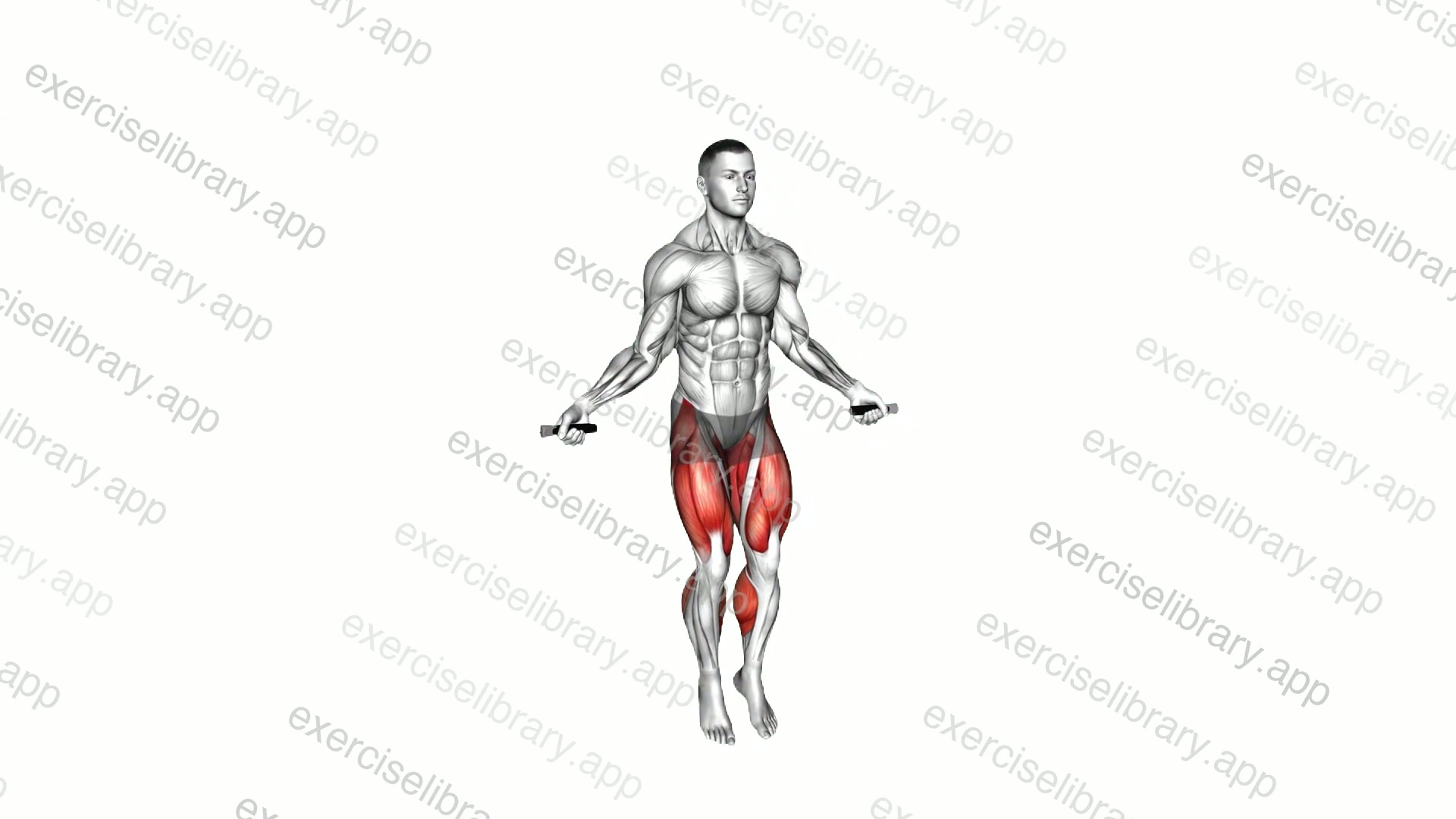 Side to Side Jump Rope demonstration