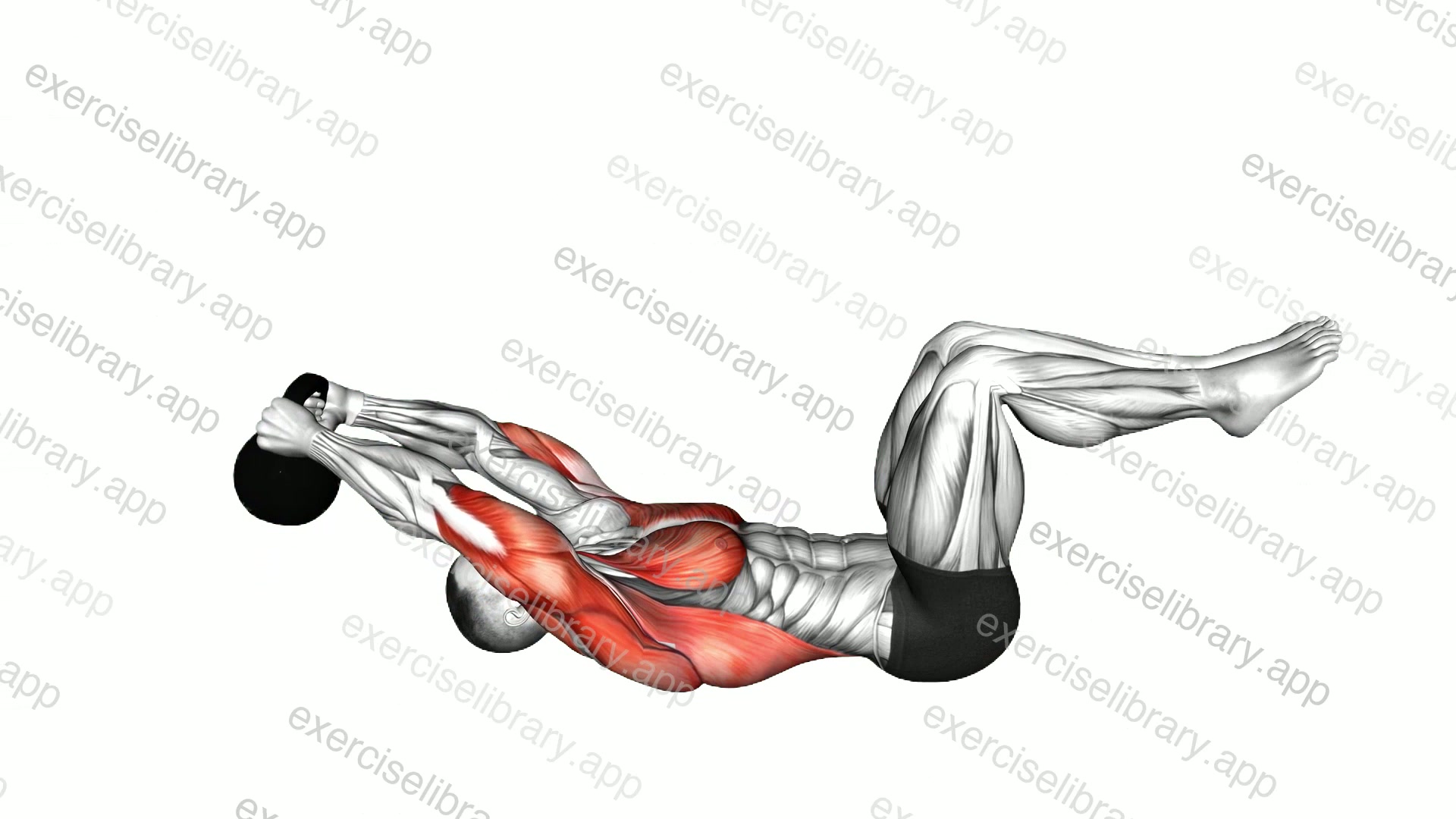Kettlebell Pullover 3 Month Position demonstration