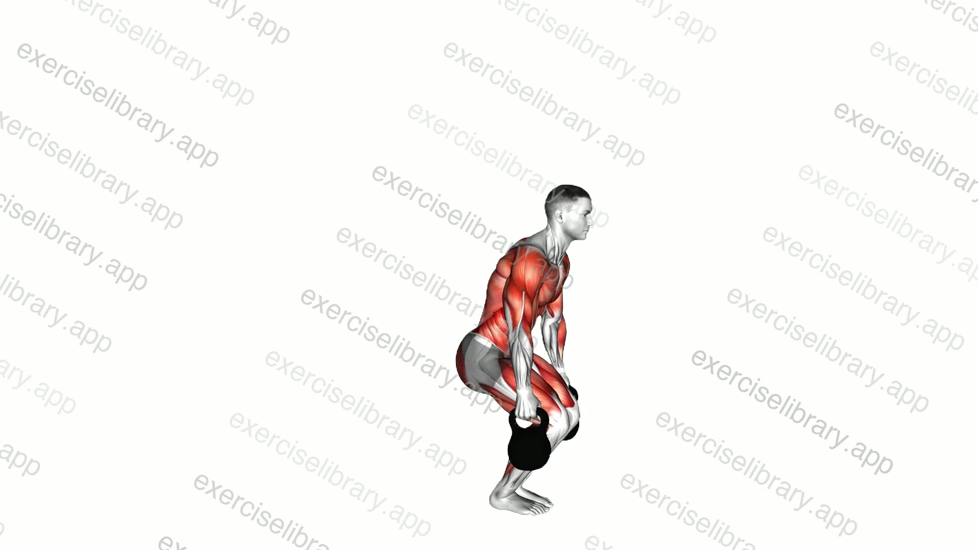 Kettlebell Burpee demonstration