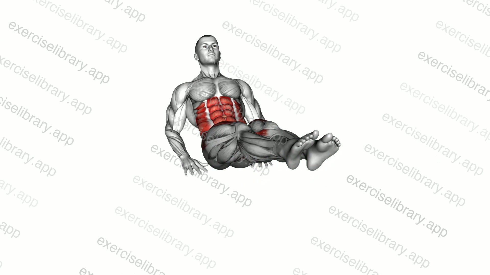 Seated 8 Leg Crunch demonstration