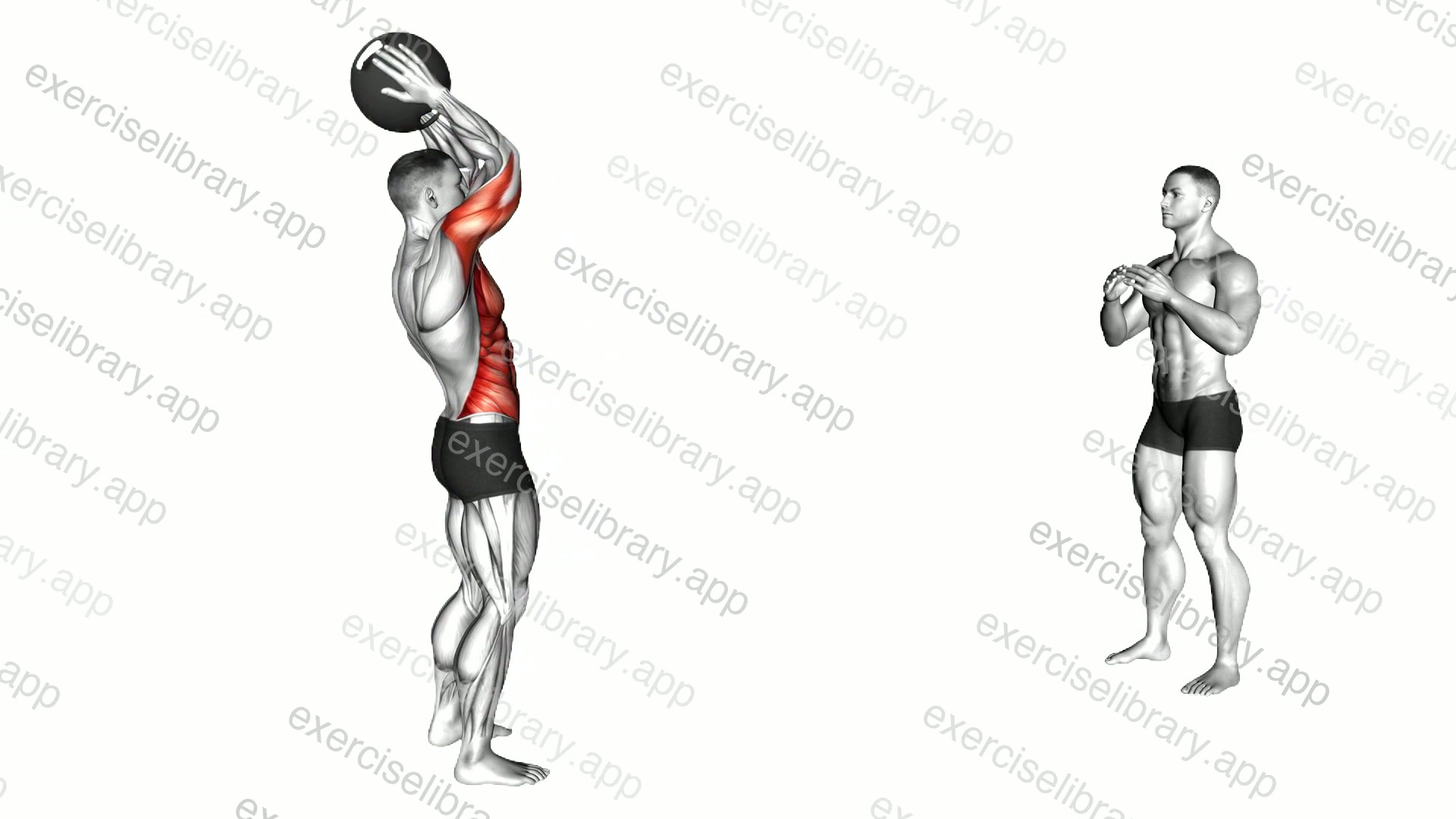 Medicine Ball Overhead Throw demonstration