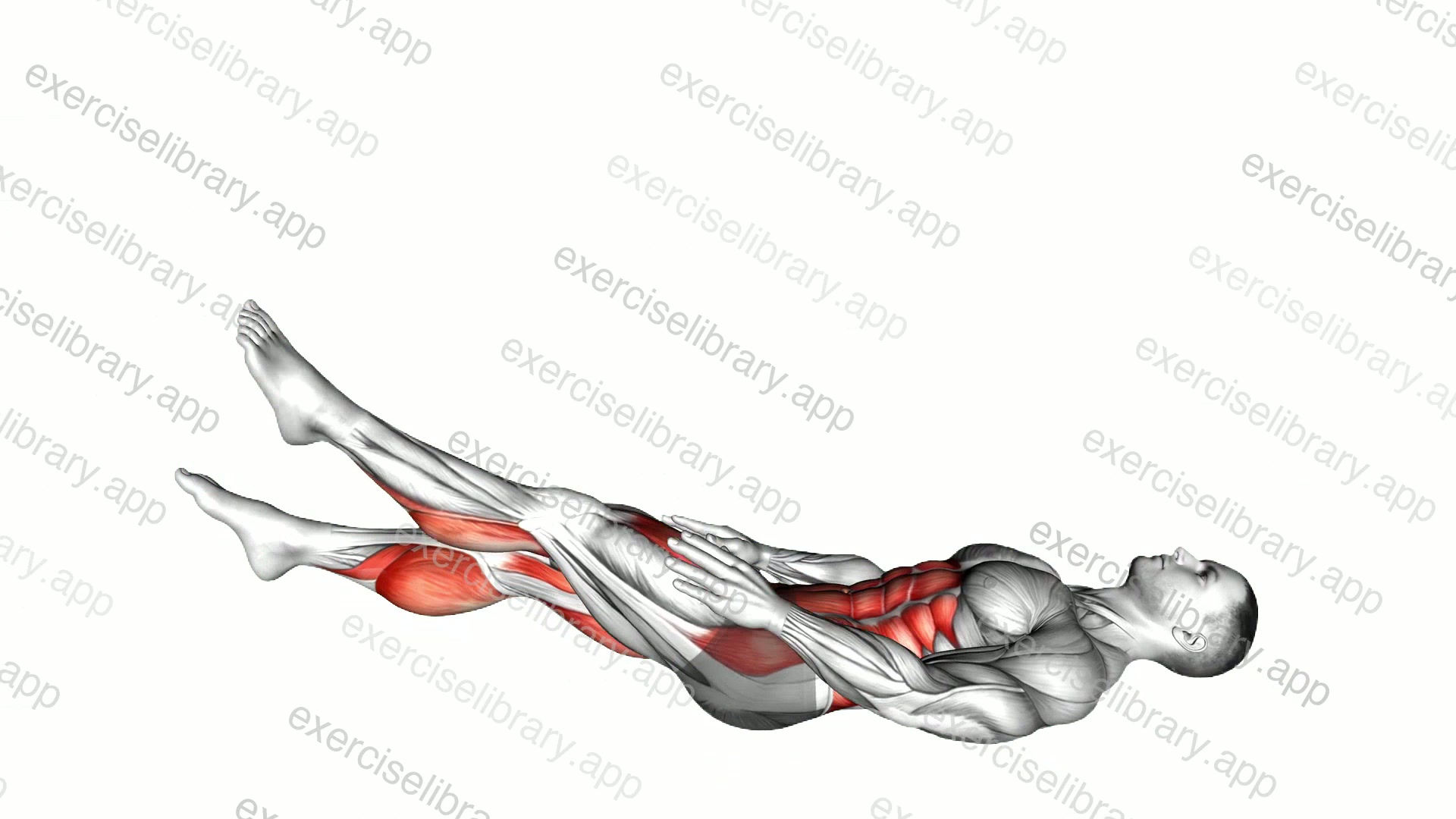 Single Straight  Leg Stretch demonstration