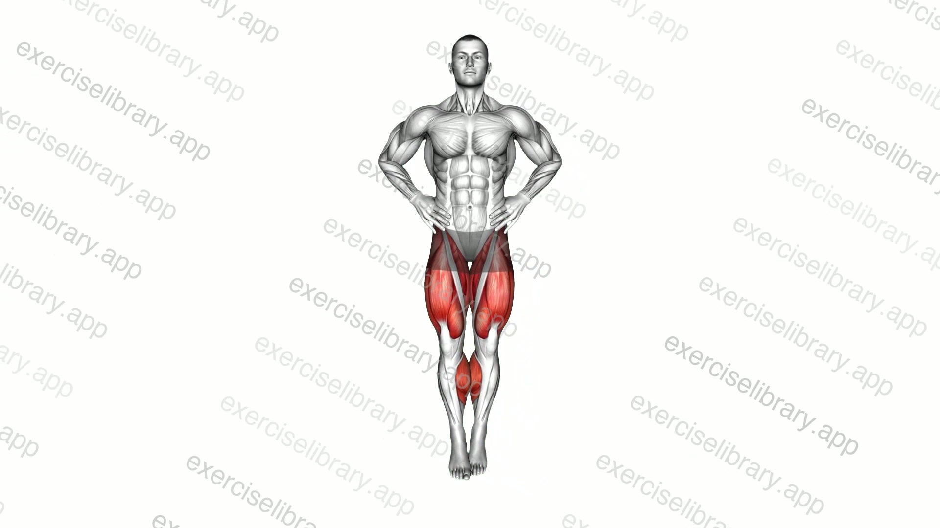 Standing Scissors Jump demonstration