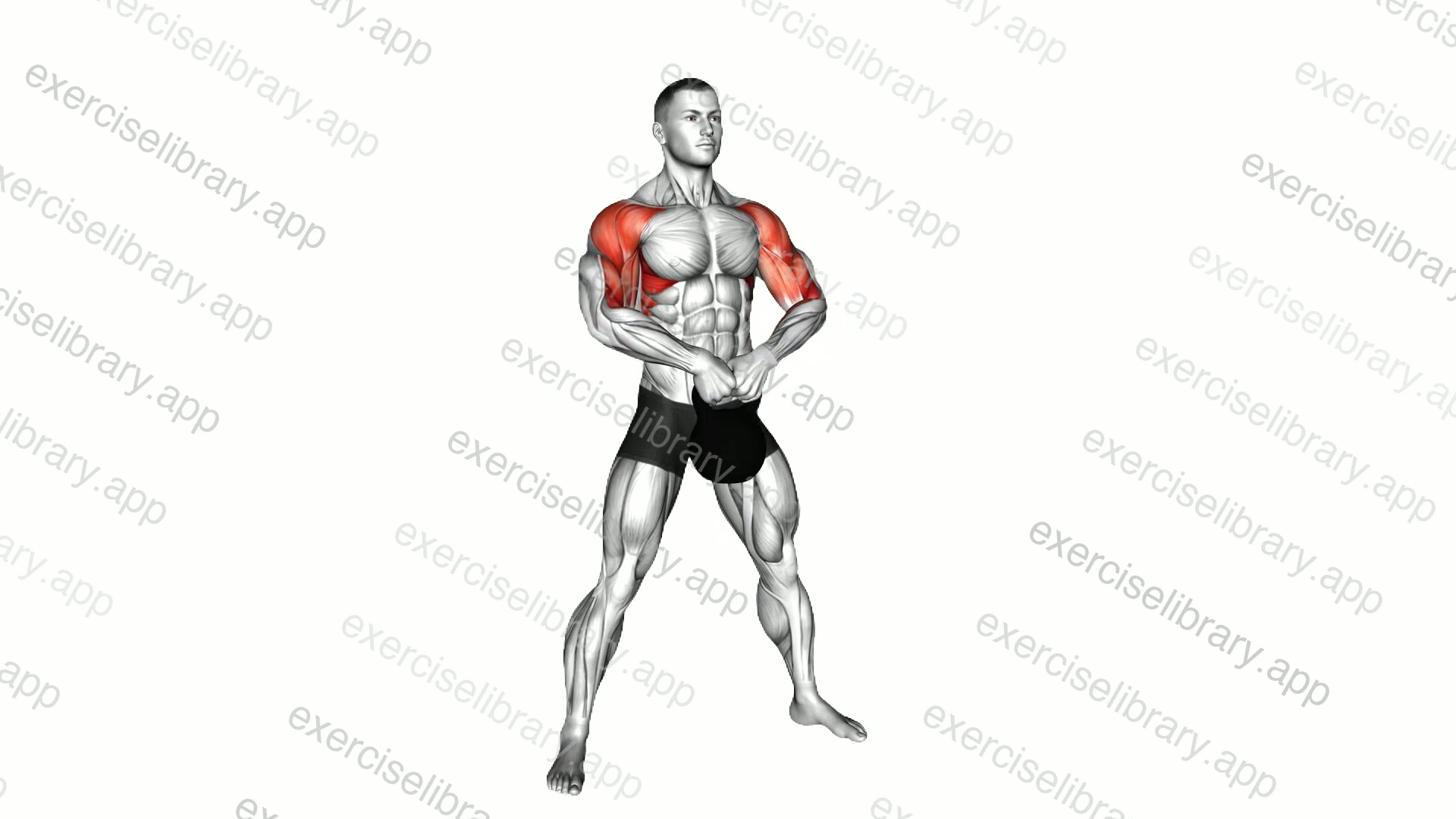 Kettlebell Upright Row demonstration