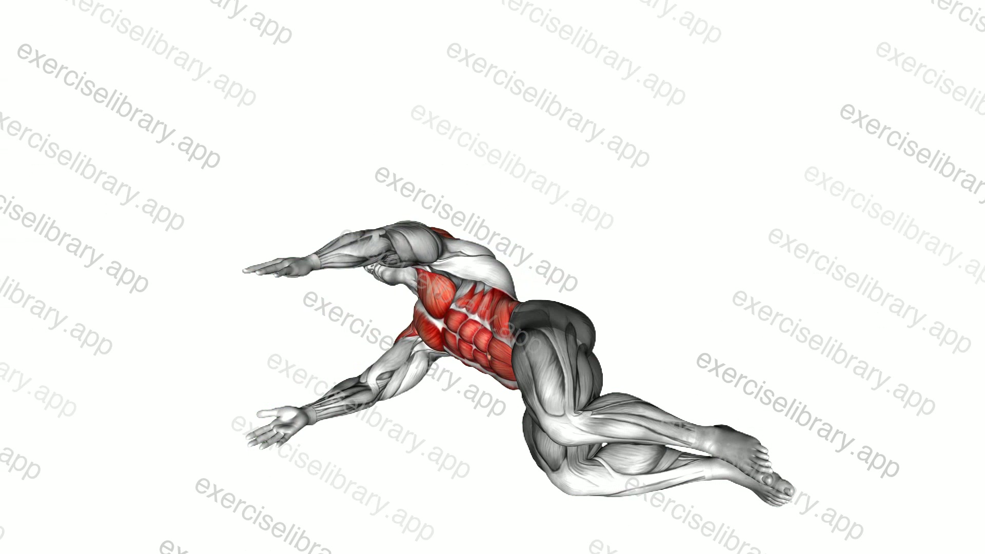 Open Book Stretch demonstration