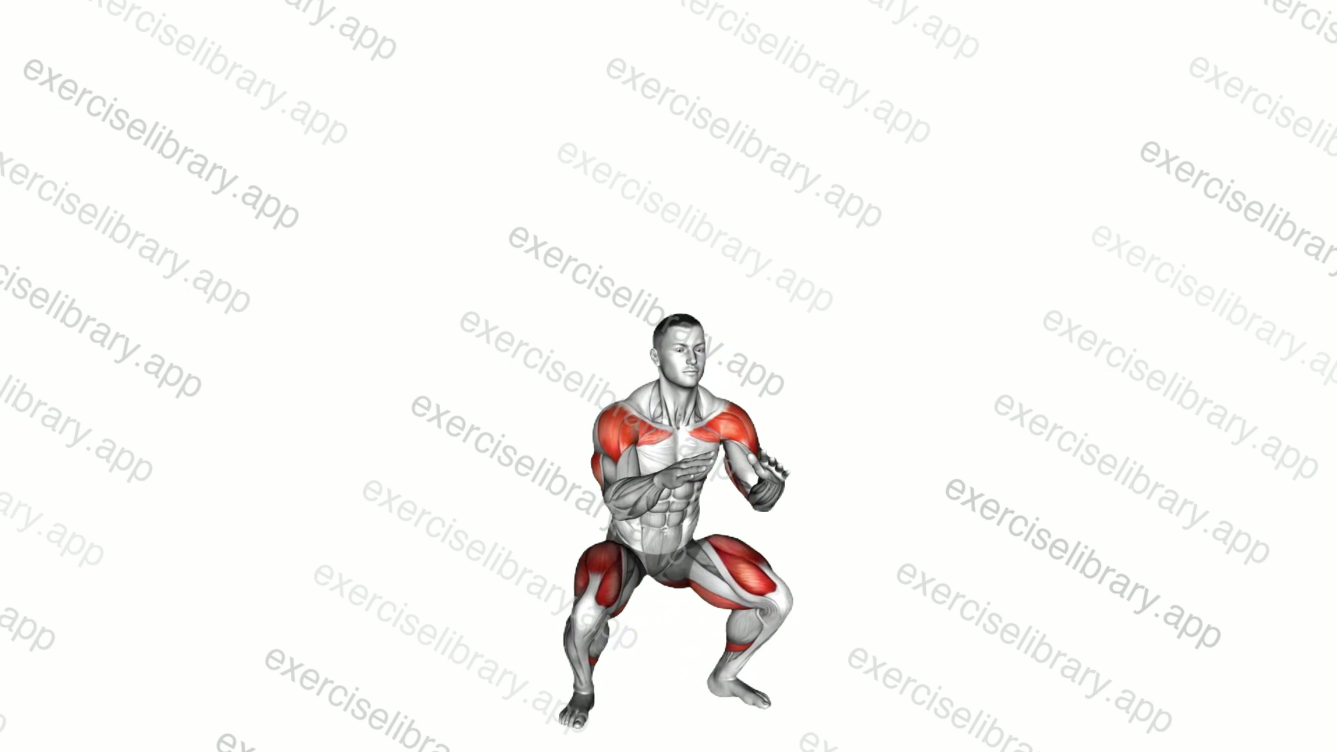 Bodyweight Full Squat with Overhead Press demonstration