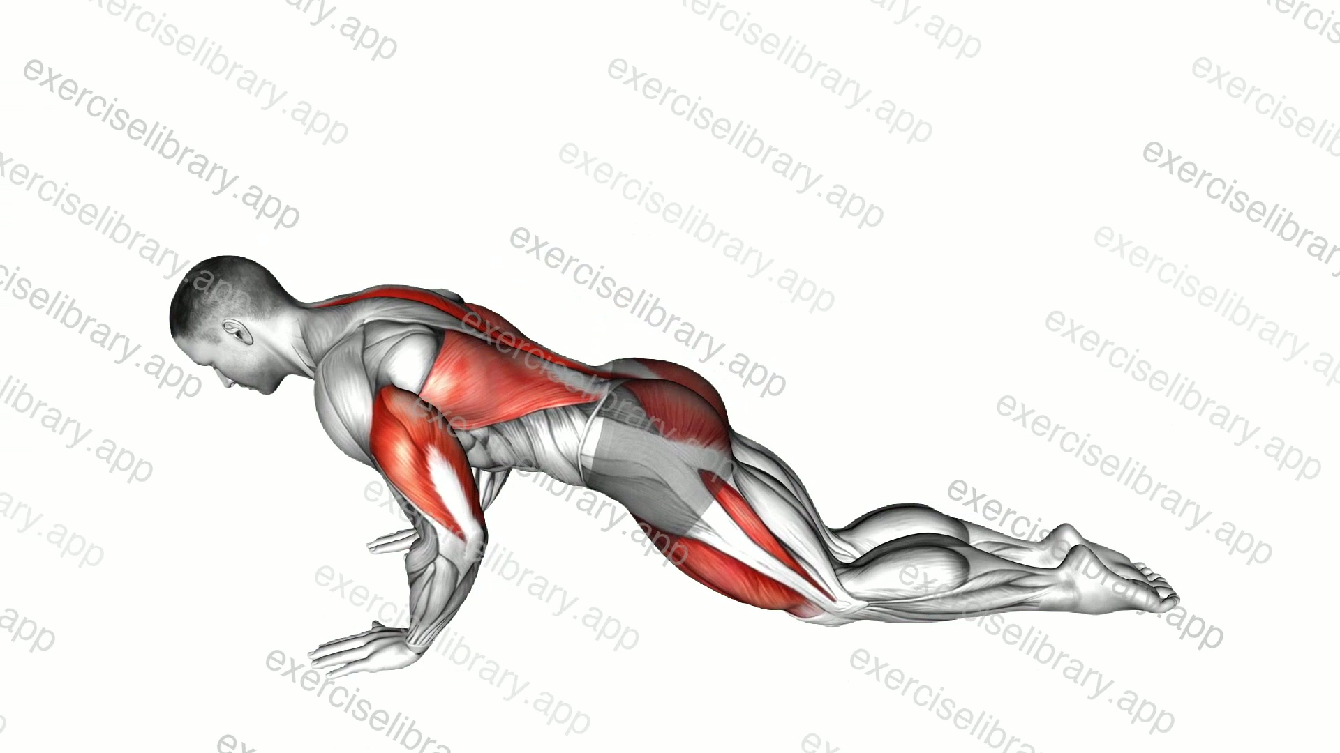 Child Pose Push-up demonstration