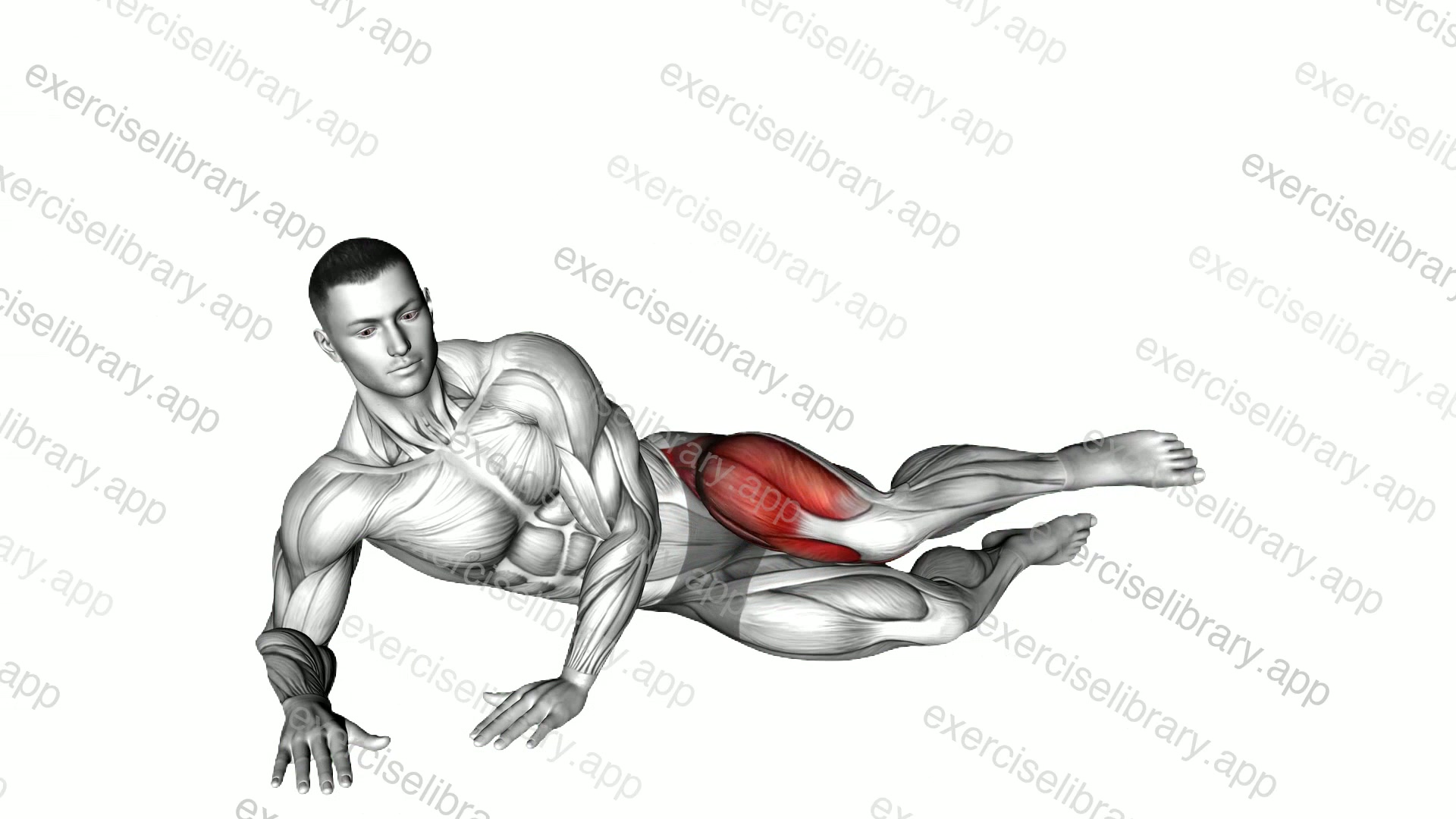 Side Lying Outward Knee Kick demonstration