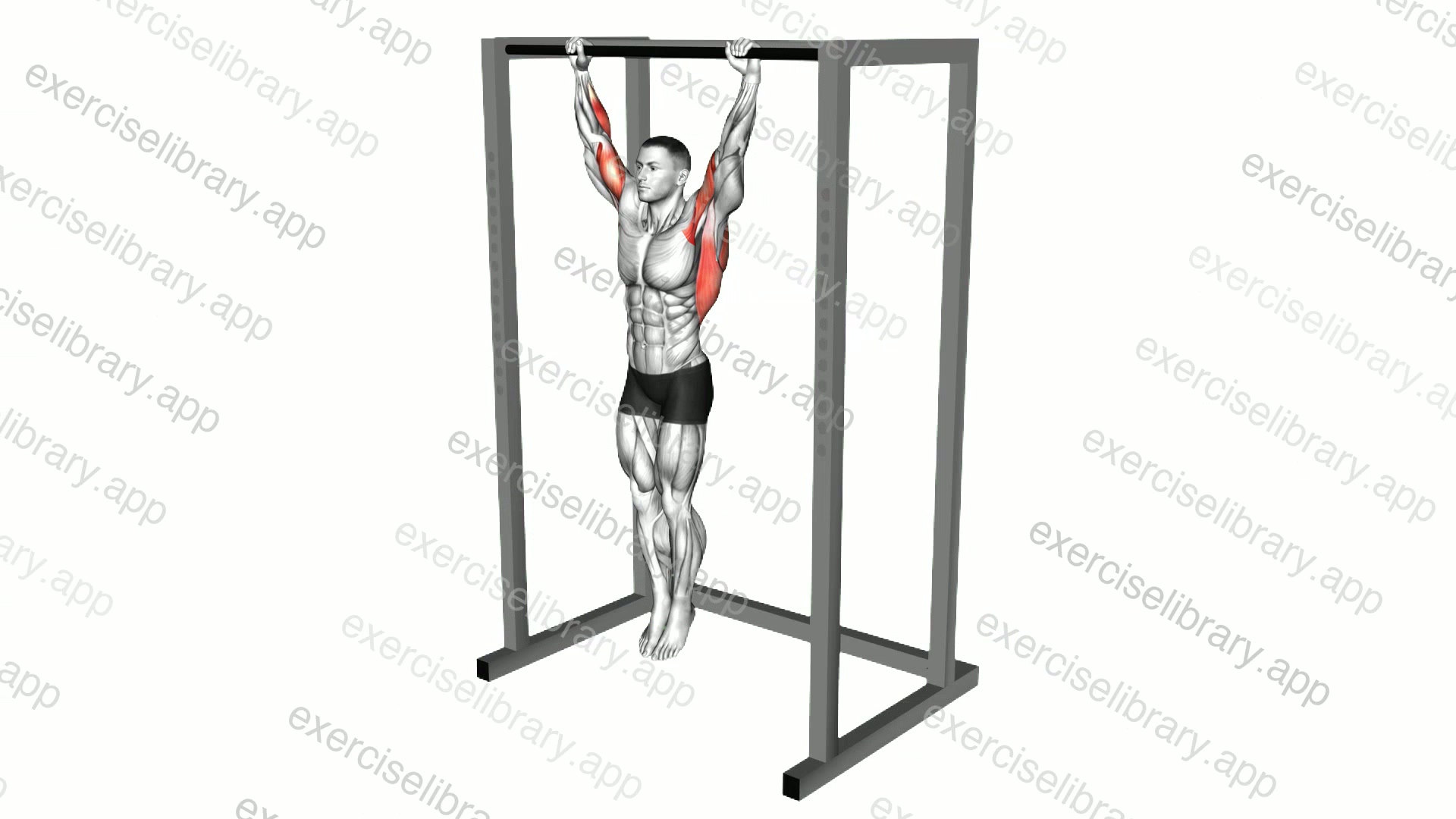 Dead Hang Stretch demonstration