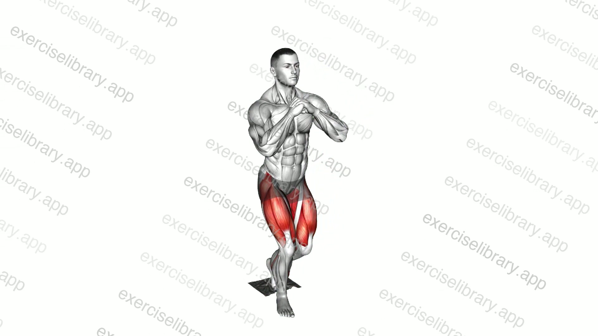 Curtsy Lunge Slide with Towel demonstration