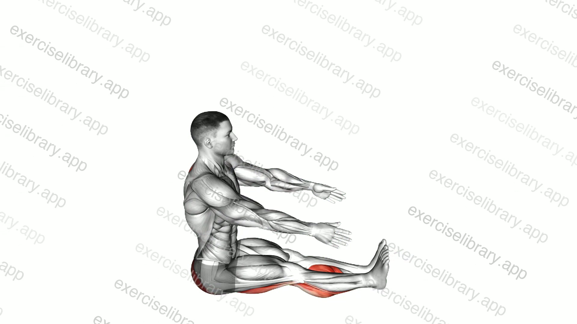 Seated Forward Bend Yoga Pose demonstration