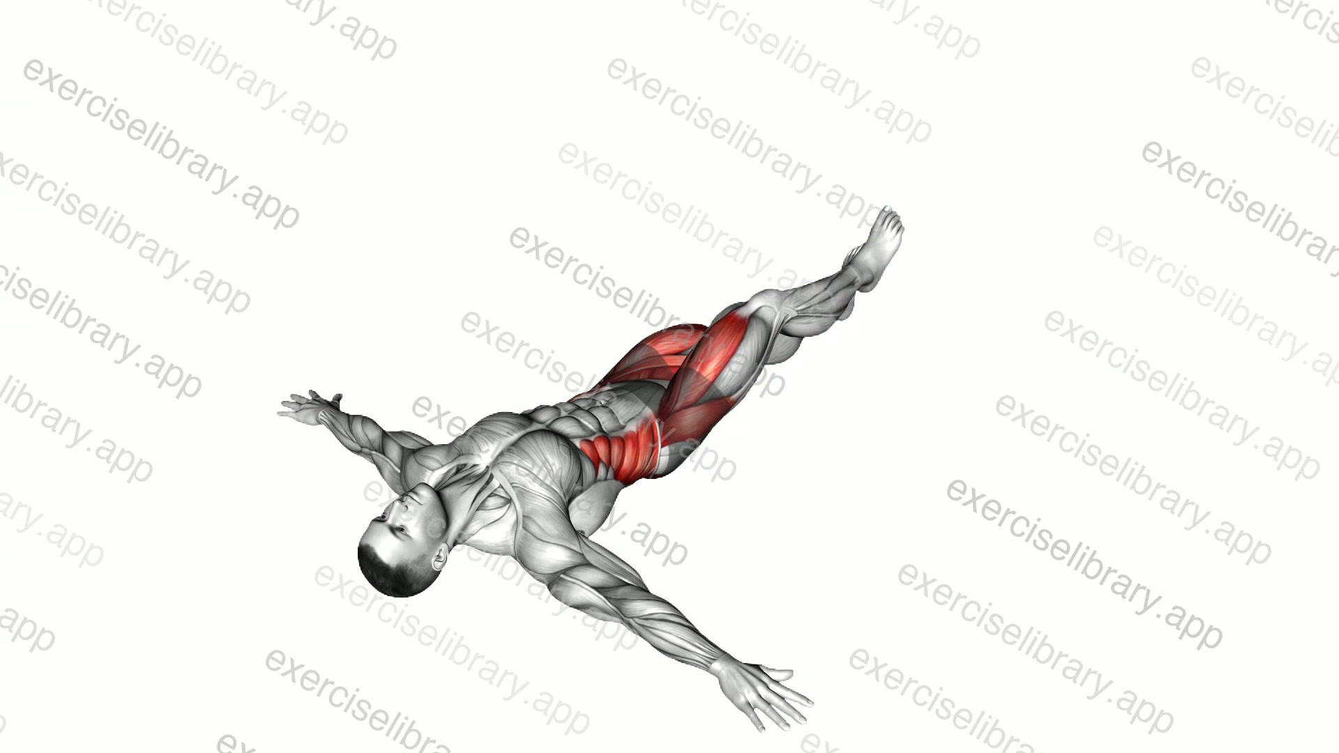 Lying Side Stretch demonstration