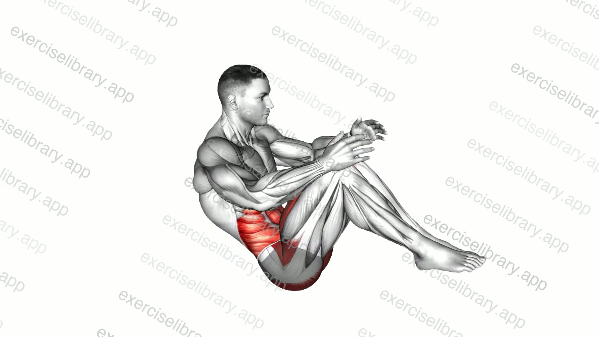 Lying Tuck Crunch demonstration