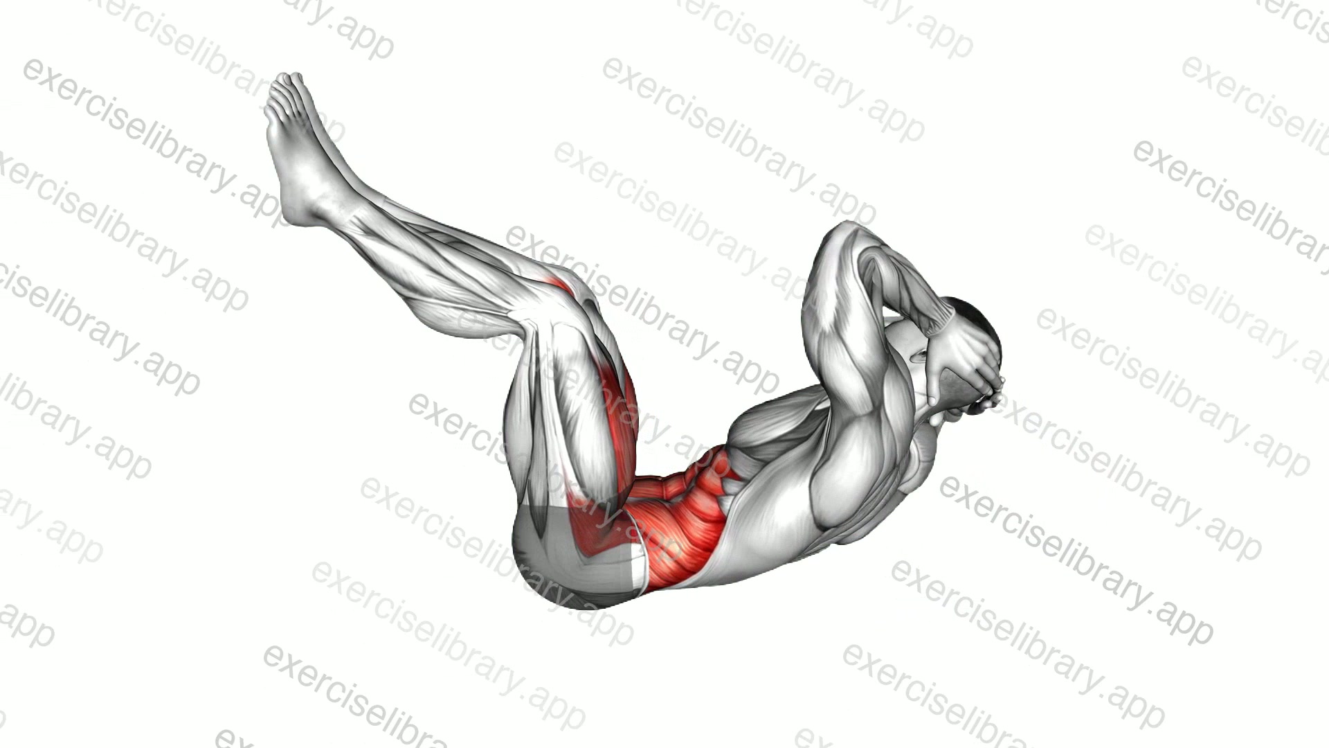 Twist Crunch Legs-Up demonstration