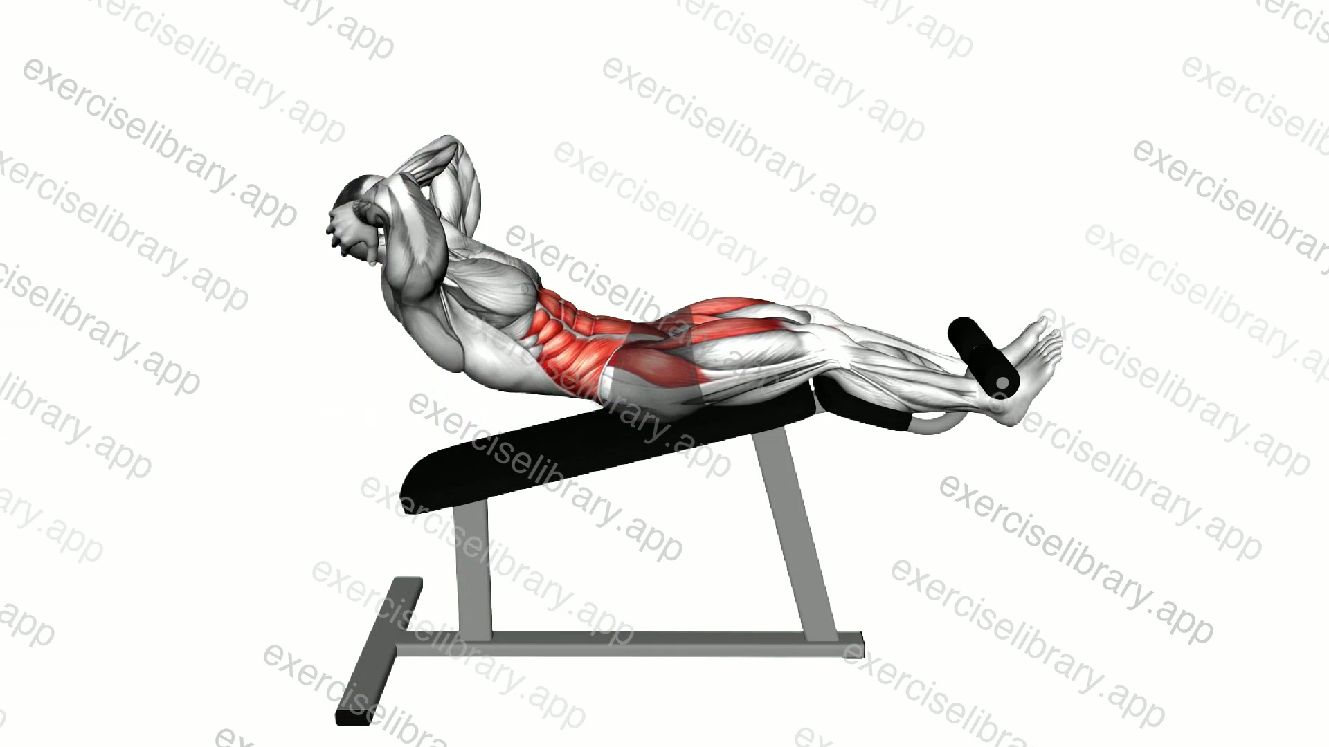 Decline Sit-up demonstration