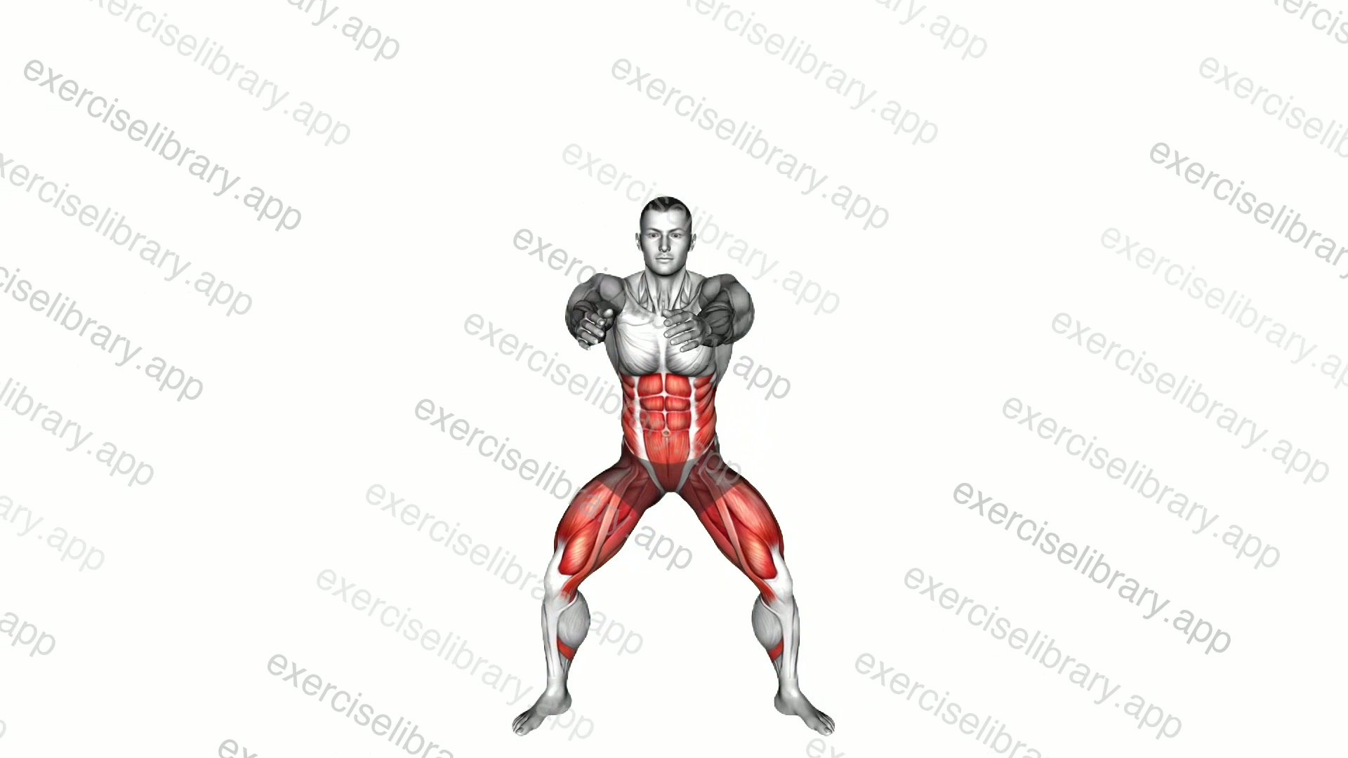 Side Squat Touchdown demonstration
