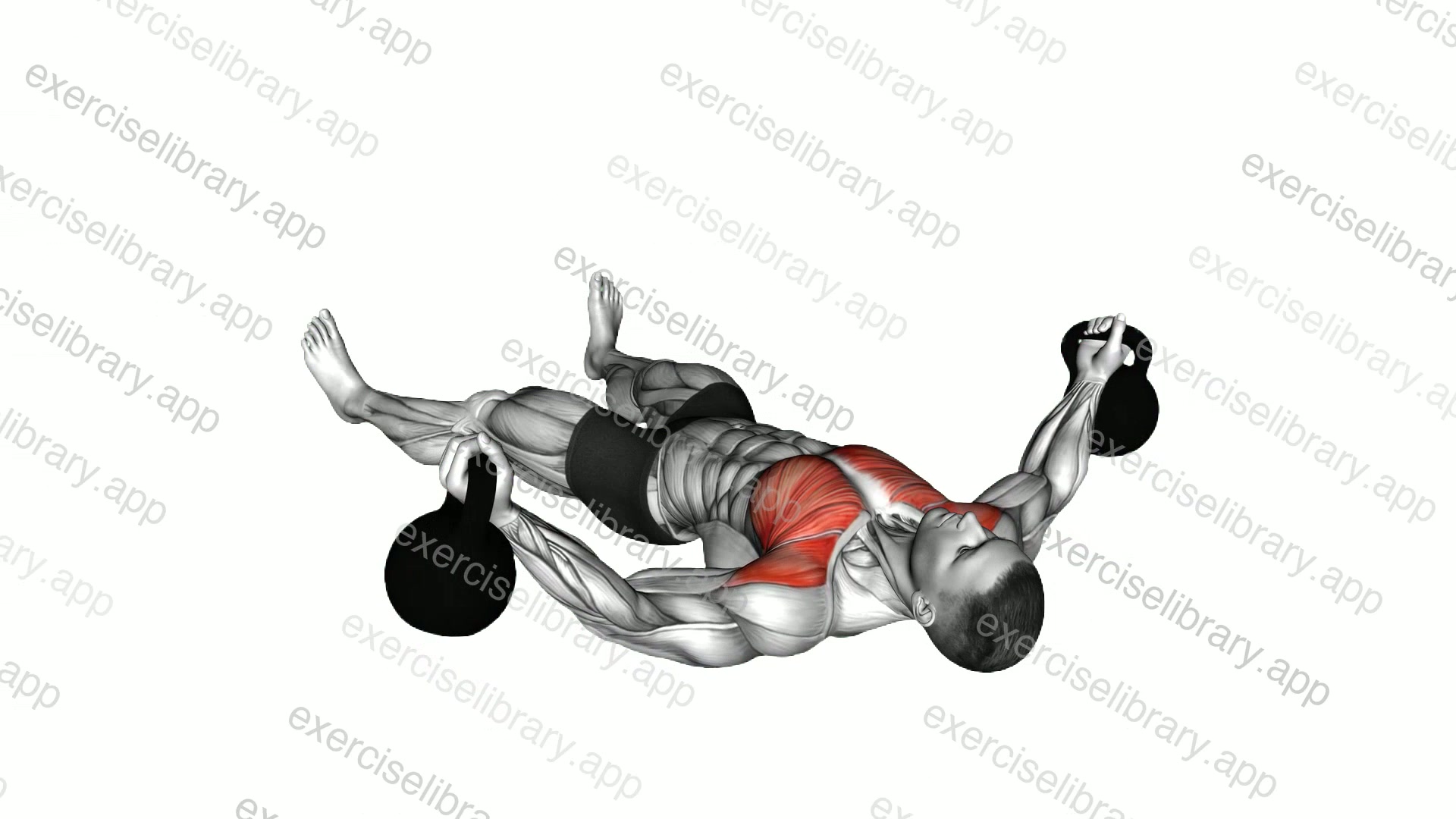 Kettlebell Floor Fly demonstration
