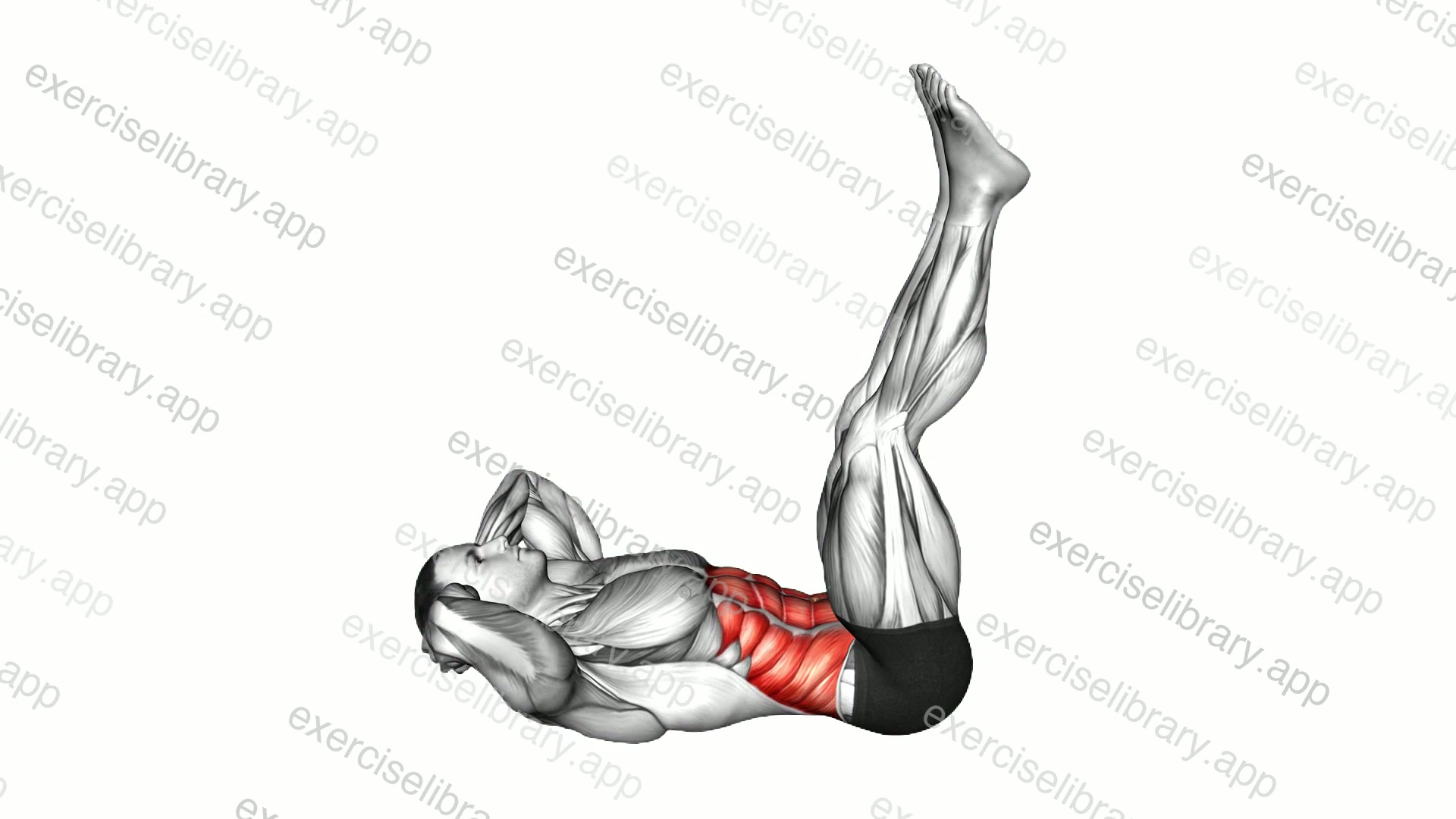 Lying Crunch demonstration