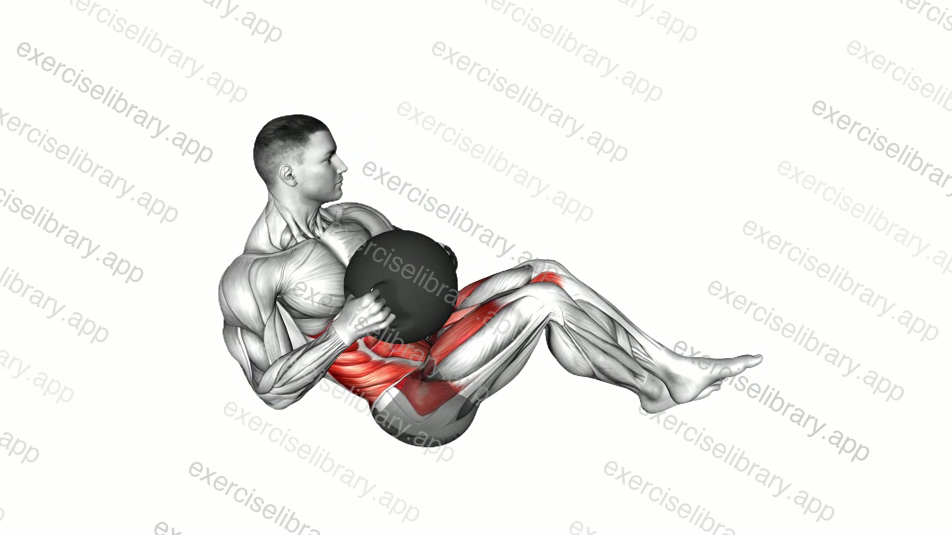 Medicine Ball Russian Twist demonstration