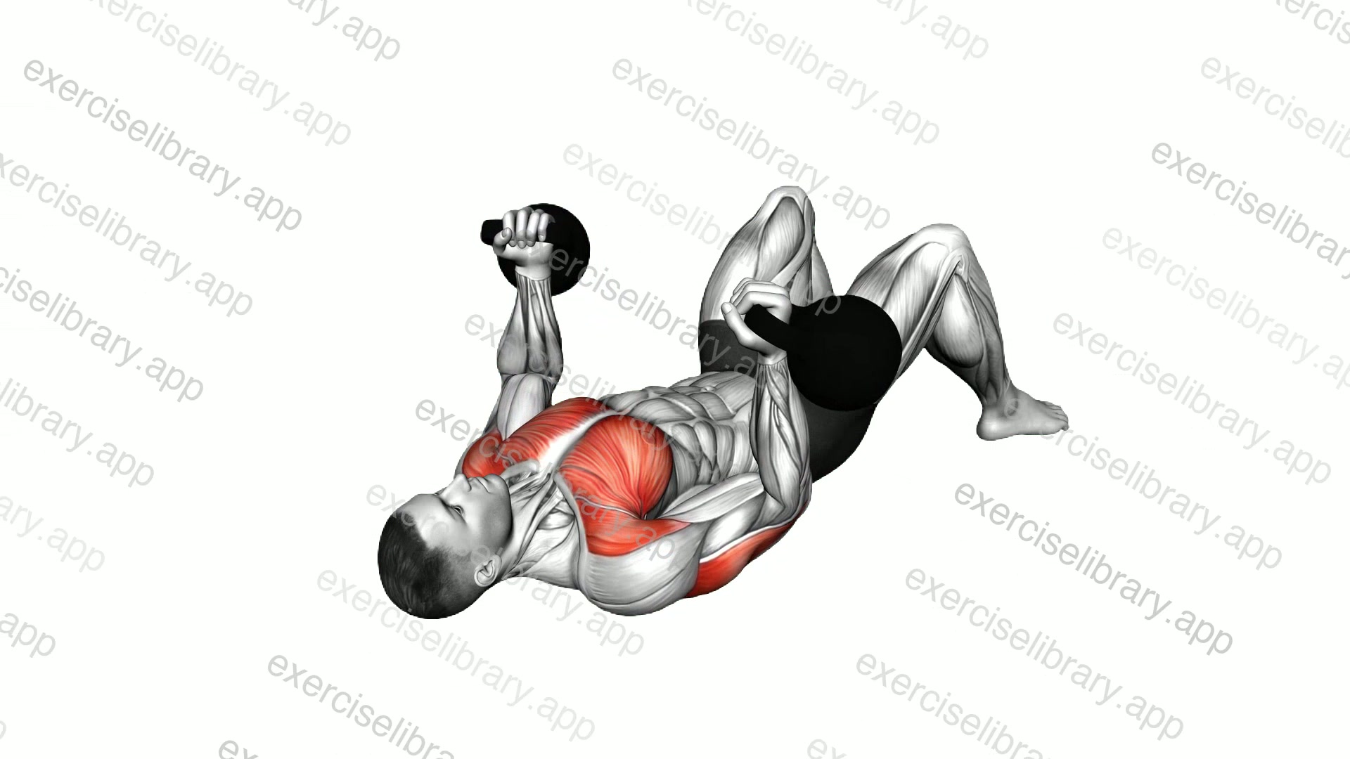 Kettlebell Reverse Press on Floor demonstration