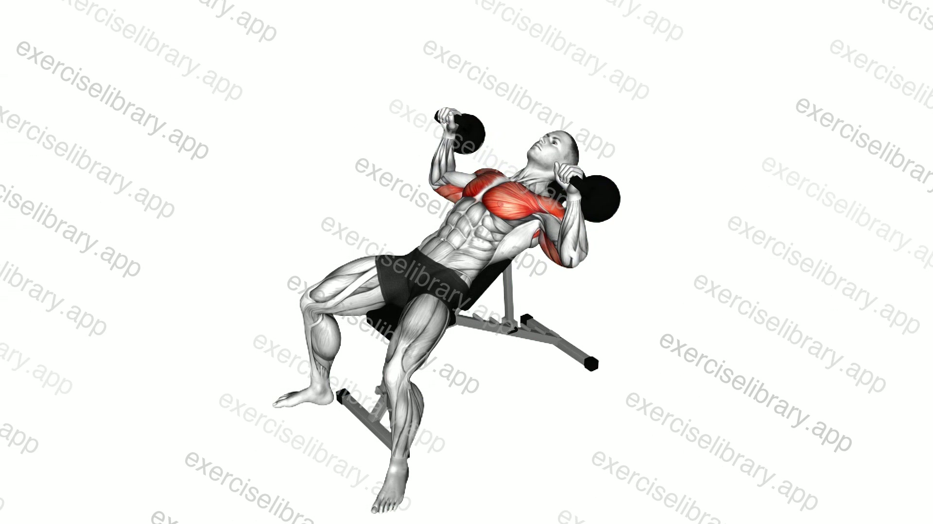 Kettlebell Incline Twist Press demonstration