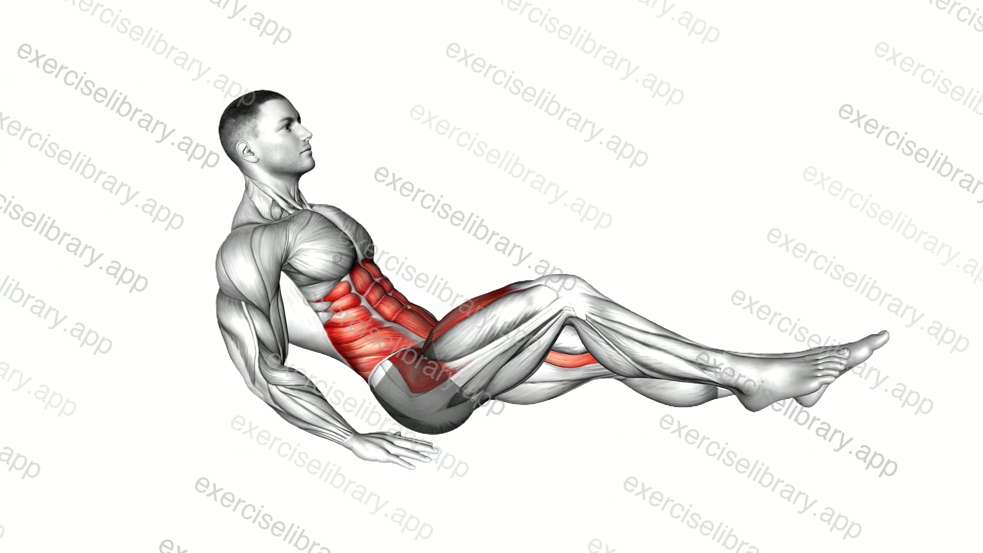 Seated Alternate In Out Leg Raise on Floor demonstration