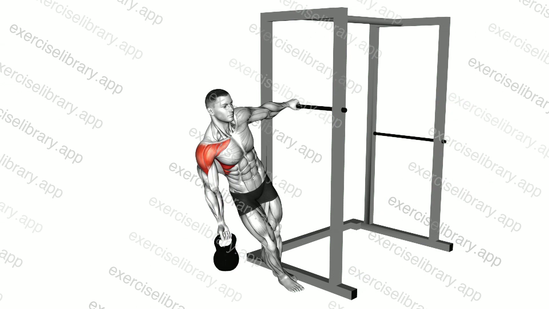 Kettlebell Learning Front Raise demonstration
