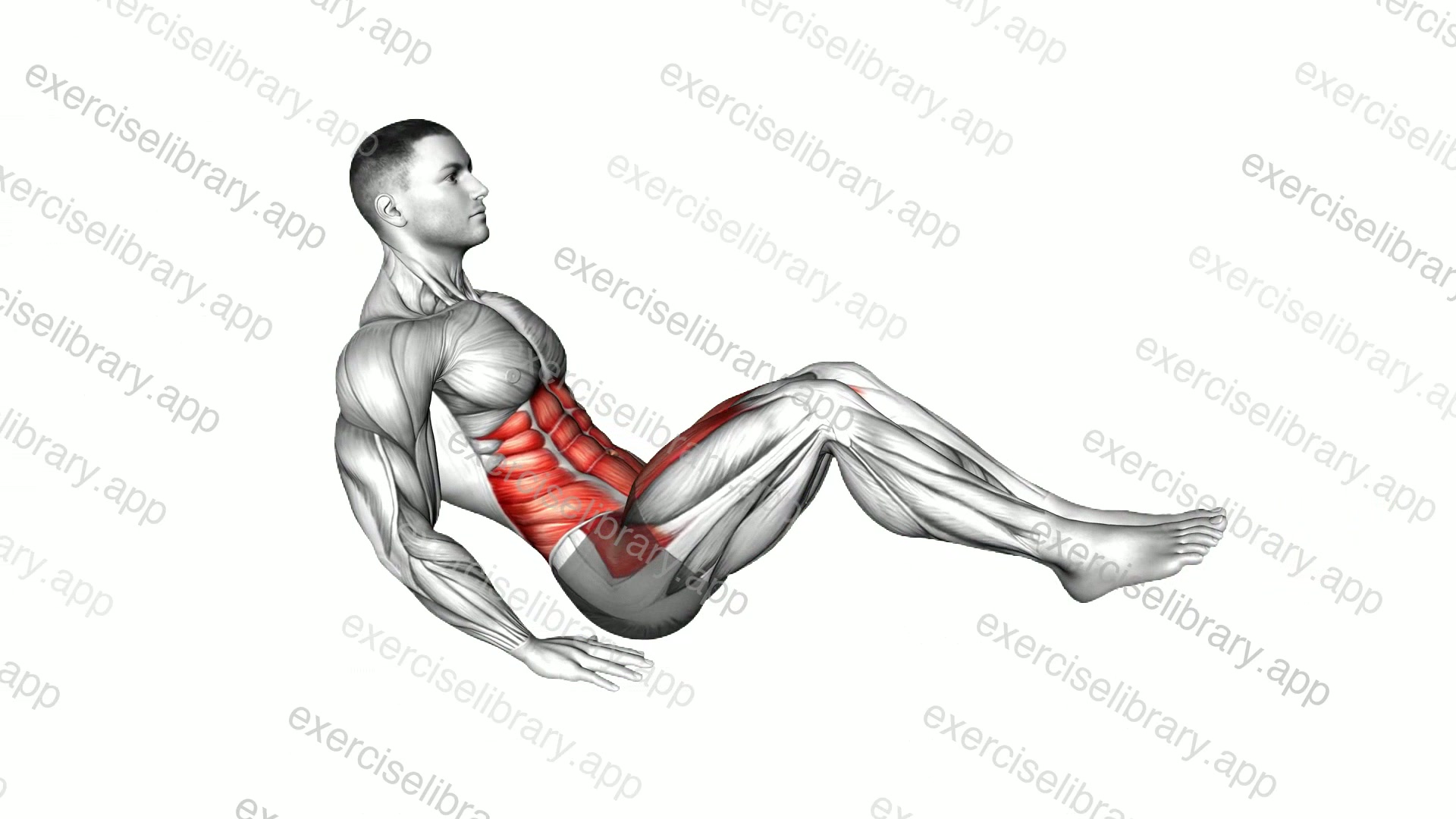 Criss Cross Knee Tuck demonstration
