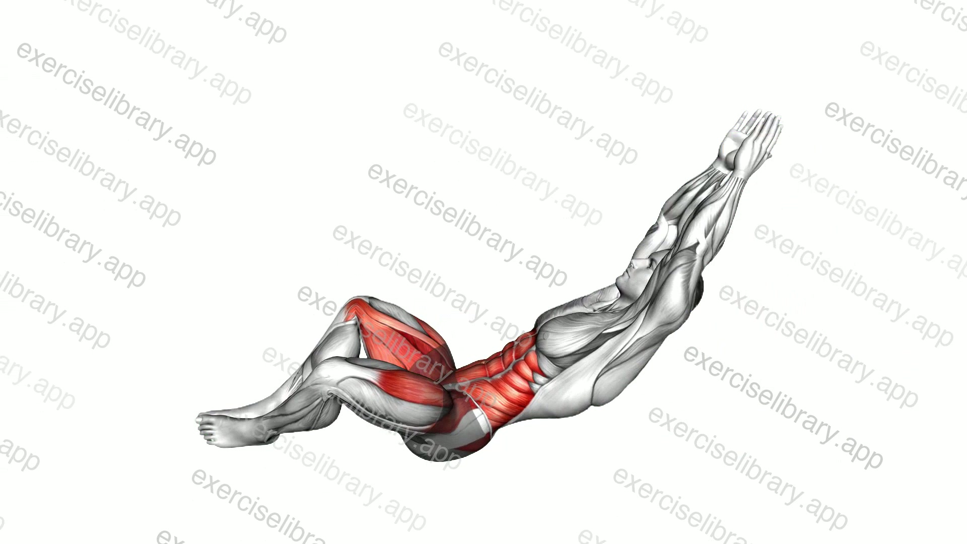 Seated Frog Half to Full Sit-up demonstration